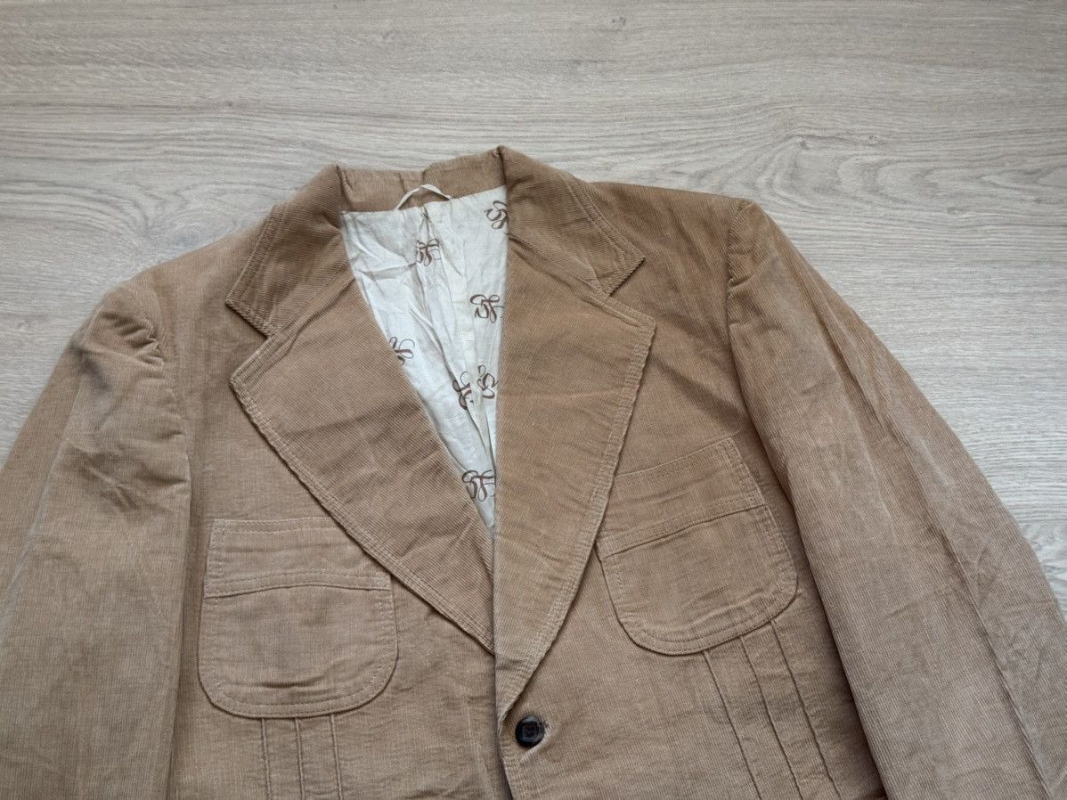 Levi's Vintage 80’s Levi’s Panatela Brown Corduroy Velvet Blazer Size US XL / EU 56 / 4 - 2 Thumbnail
