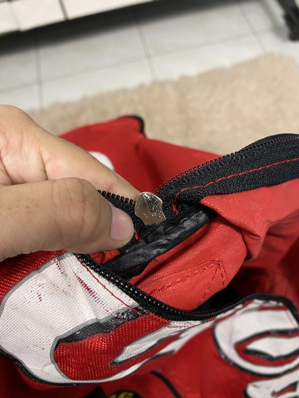 Japanese Brand 📌Vintage Medium Shoulder Bag Travel Coca Cola Big Logo Size ONE SIZE - 13 Thumbnail