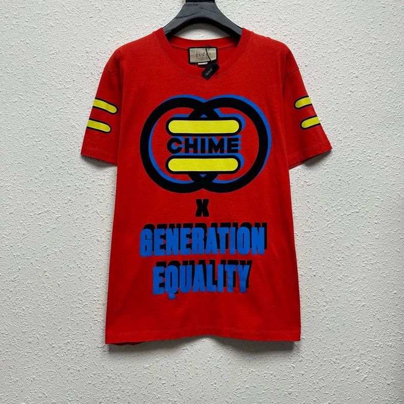 Gucci Gucci Hope to ring the bell, stacked short sleeves 2501-Nex Size US XS / EU 42 / 0 - 1 Thumbnail