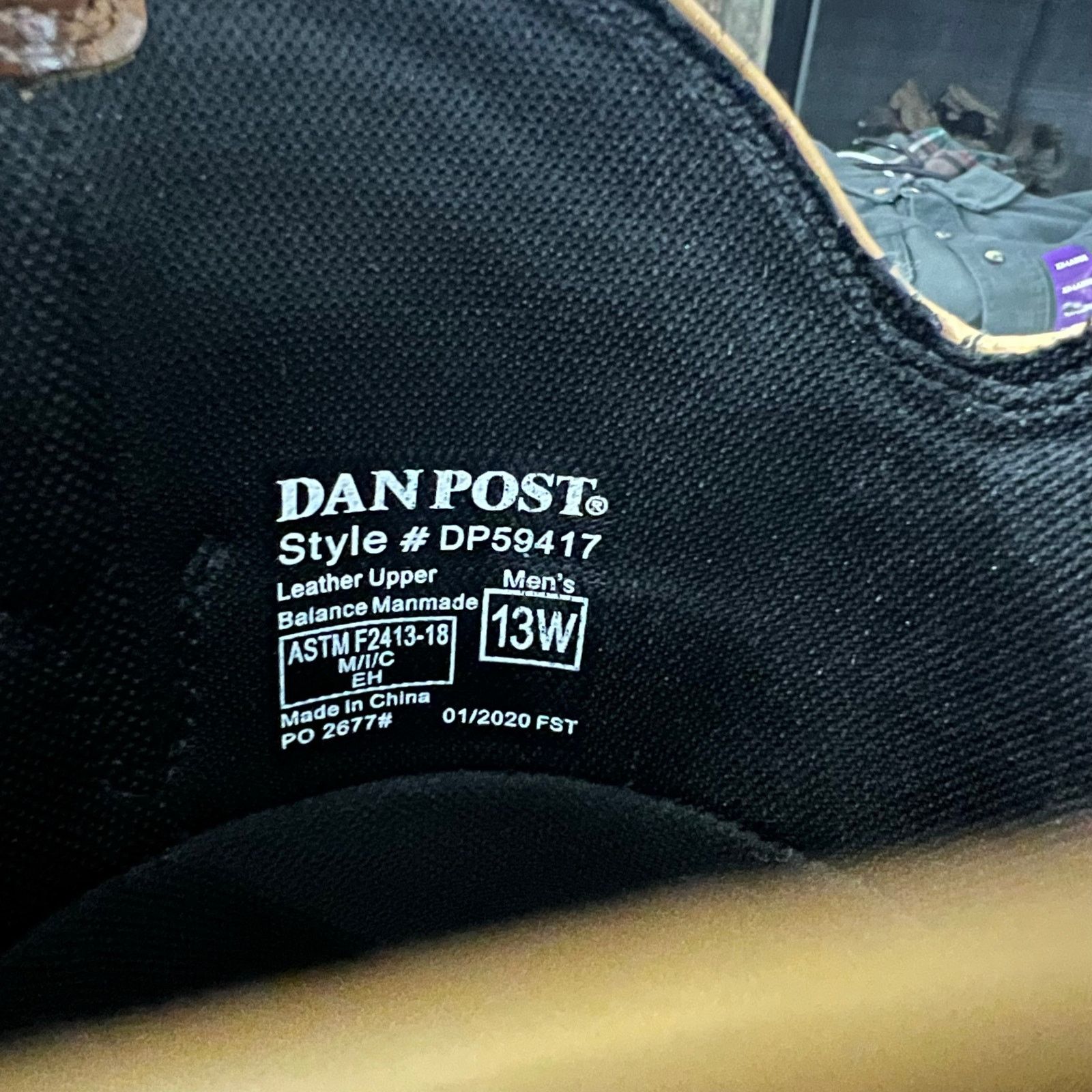 Dan Post DAN POST MEN'S STORM TIDE WP Work Boot DP56417 Brown 13W Size US 13 / EU 46 - 8 Thumbnail