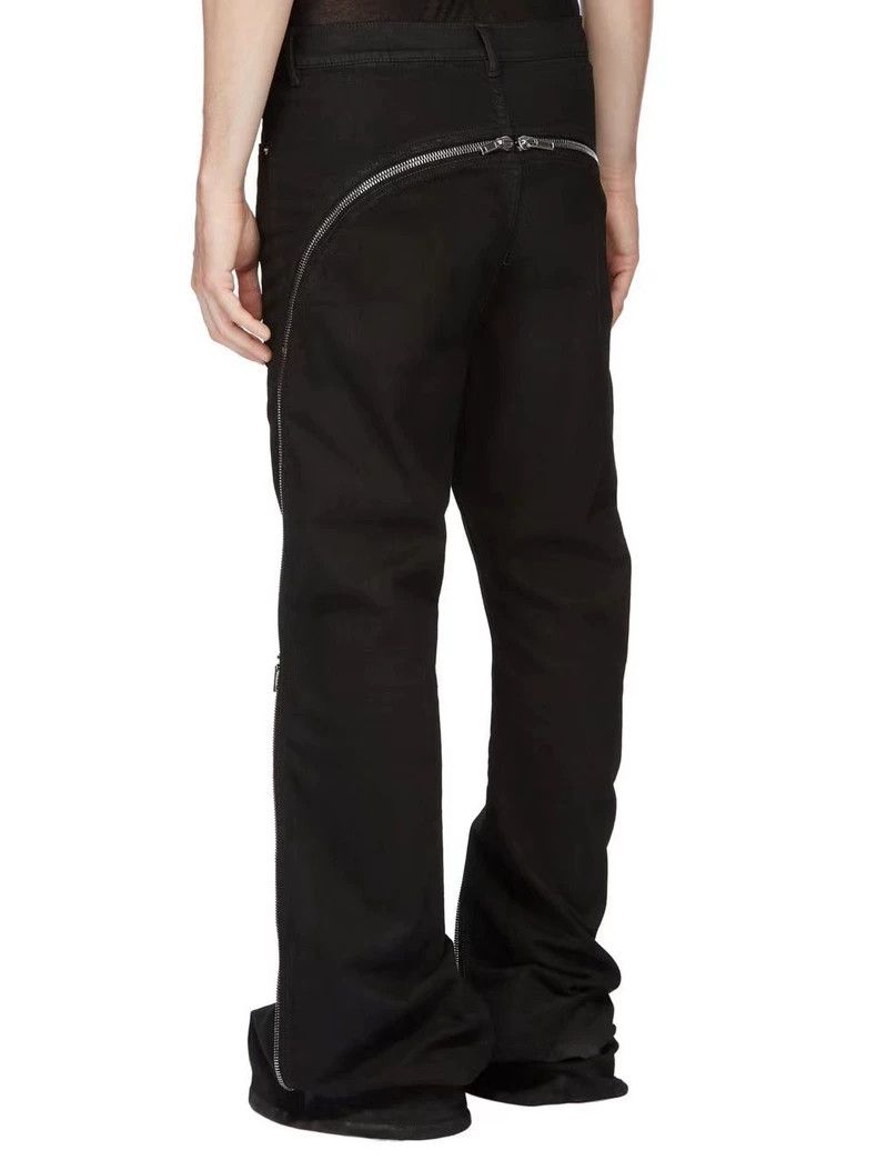 Rick Owens rick owens Washed Waxed Zipper Flared Jeans 2504-Nextarrow Size US 34 / EU 50 - 9 Thumbnail