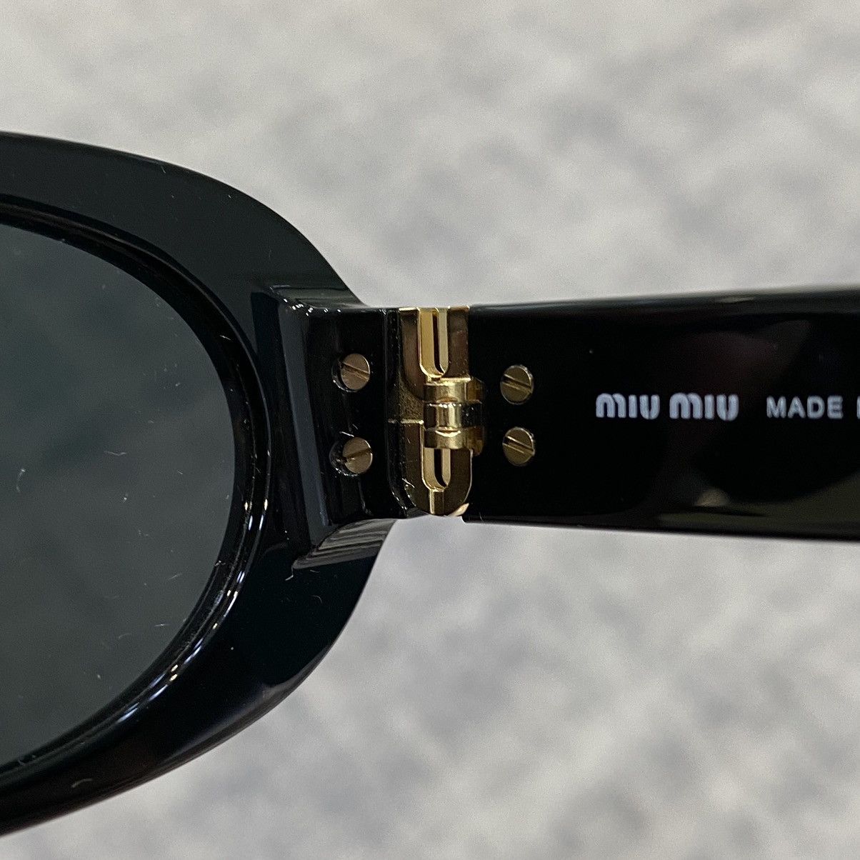 Miu Miu MIU MIU 0MU 06ZS 1AB5S0 Size ONE SIZE - 4 Thumbnail