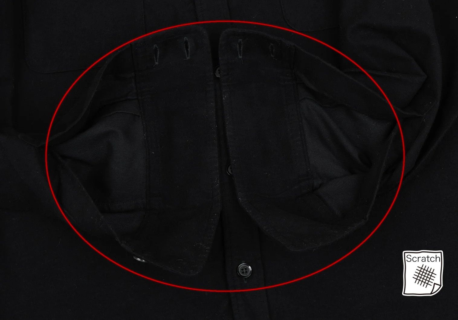 Jean Paul Gaultier Cotton Back Long Shirt in Black, Size 3 Size US L / EU 52-54 / 3 - 8 Thumbnail