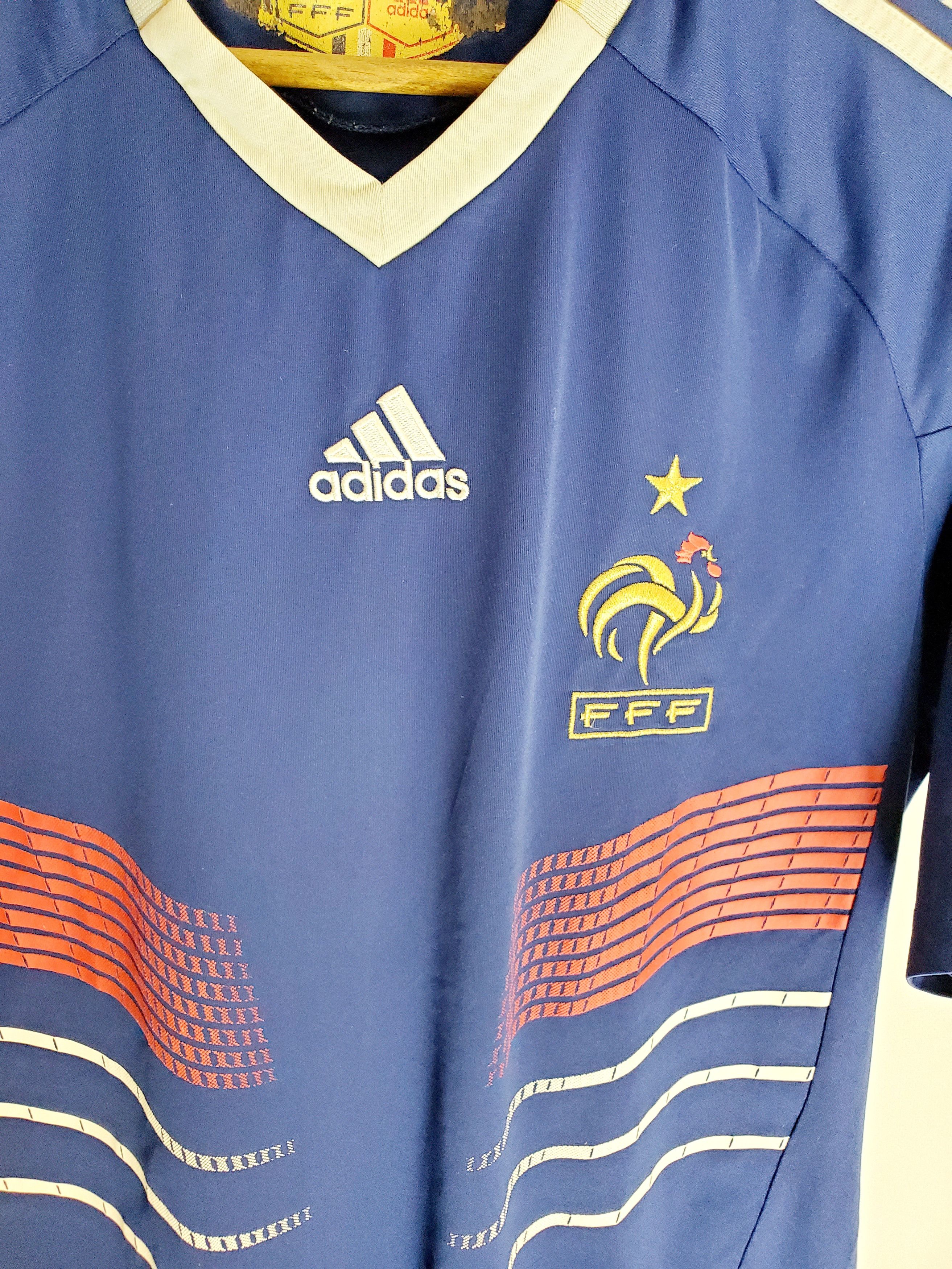 Adidas × Vintage Vintage FRANCE Adidas 2009 2010 HOME soccer jersey M Size US M / EU 48-50 / 2 - 2 Thumbnail