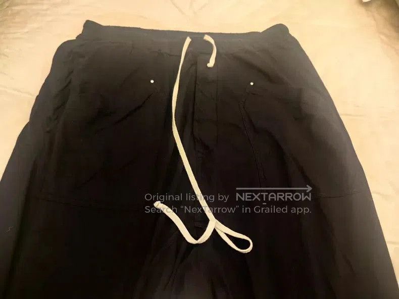 Rick Owens Drkshdw RICK OWENS DRKSHDW Black Cargo Pants. Size US 36 / EU 52 - 2 Thumbnail