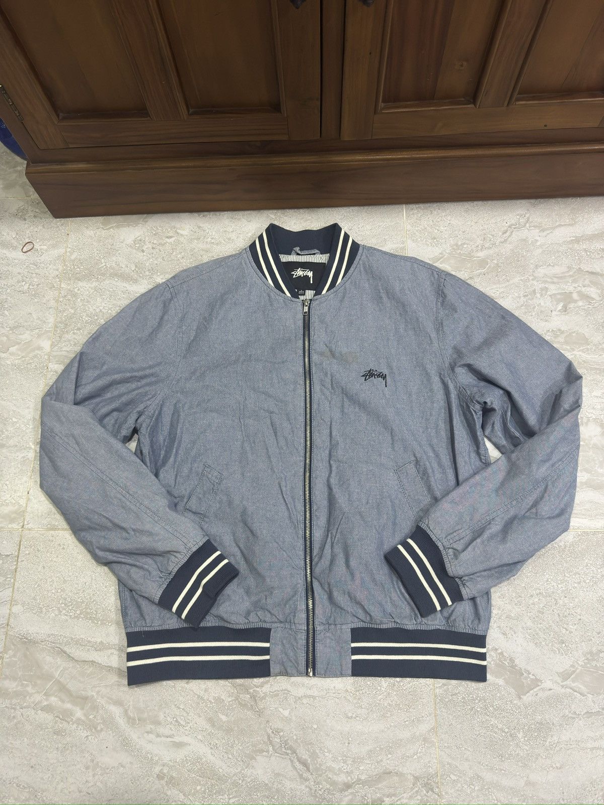 Stussy STUSSY ZIPPER JACKET Size US L / EU 52-54 / 3 - 1 Thumbnail