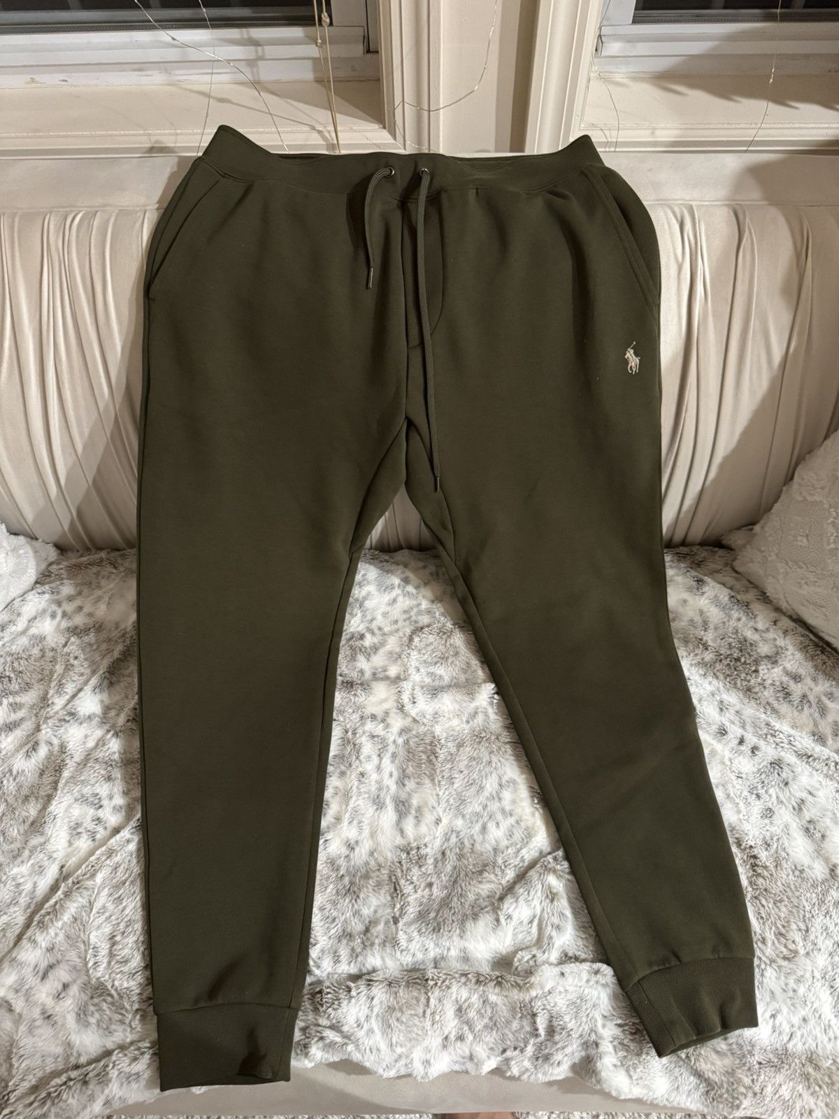 Lauren Ralph Lauren × Polo Ralph Lauren × Ralph Lauren Hunter green polo Ralph Lauren sweatpants size medium Size US 32 / EU 48 - 1 Thumbnail