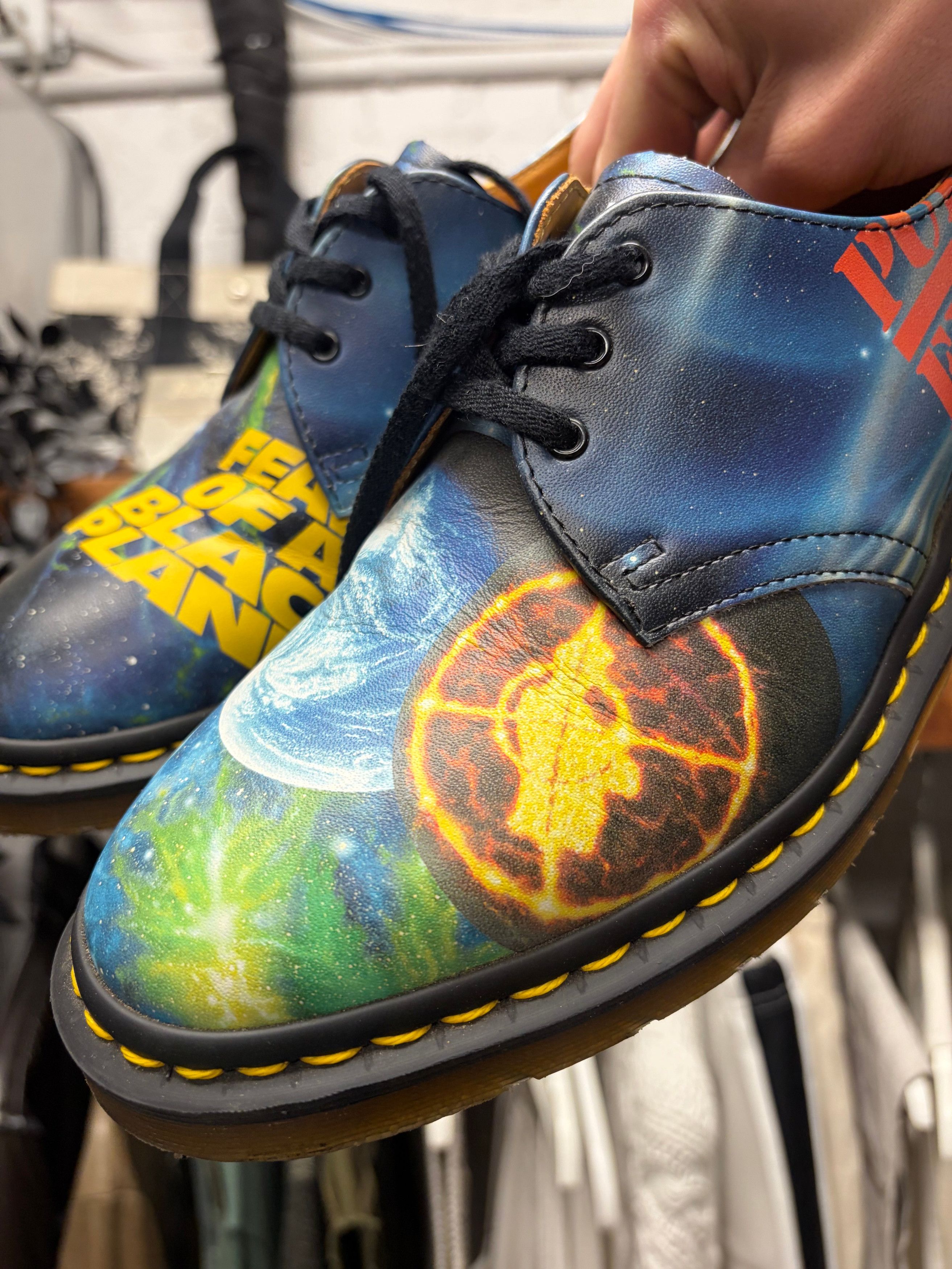 Supreme Supreme x Undercover ‘Public Enemy’ Doc Martens ‘1461’ Leather Platform Derbys Size US 8 / EU 41 - 3 Thumbnail