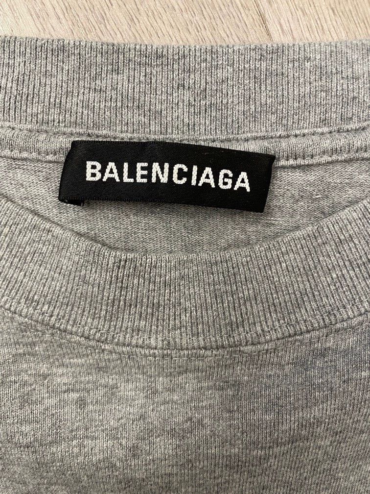Balenciaga Balenciaga Double B Lock Logo in Gray long sleeves 2502-Ne Size US S / EU 44-46 / 1 - 5 Thumbnail