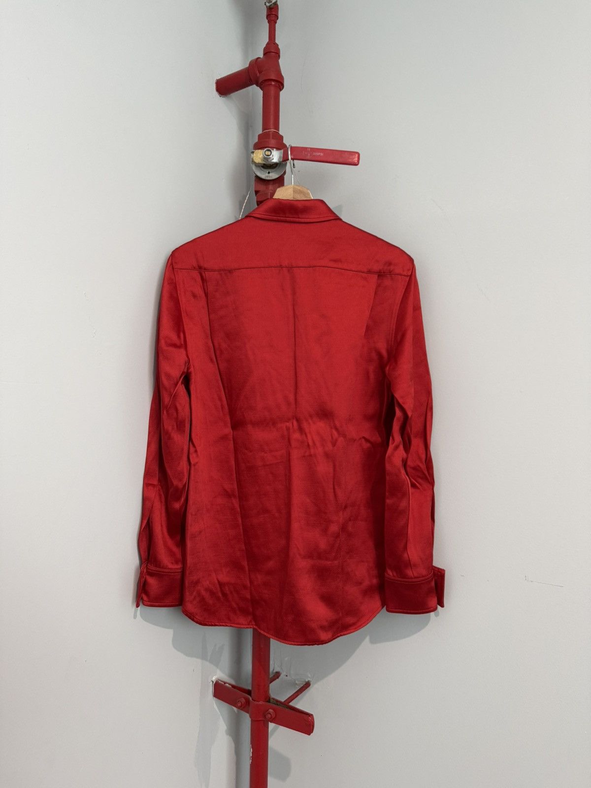 Sies Marjan Red Satin Shirt Size US S / EU 44-46 / 1 - 5 Thumbnail