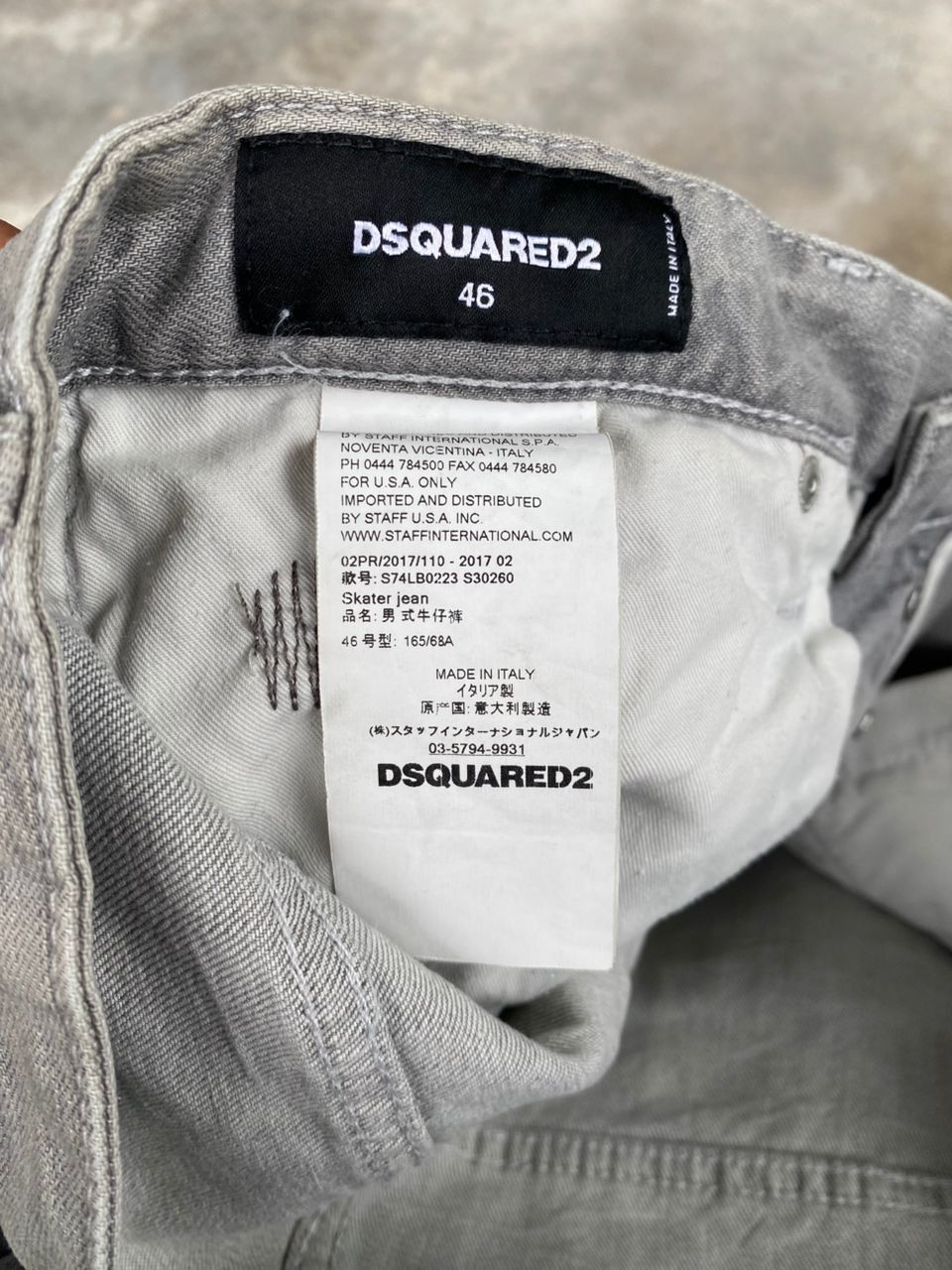 Dsquared2 💥BEST OFFER💥DQUARED2 SLIM FIT DISTRESSED DENIM Size US 34 / EU 50 - 21 Thumbnail