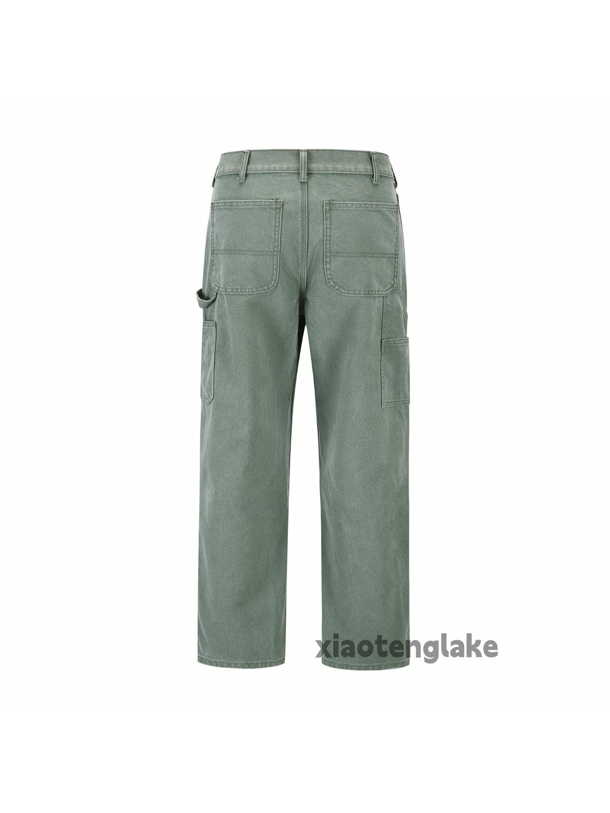 Designer × Japanese Brand × Vintage washed faded cleanfit workwear carpenter jeans Size US 34 / EU 50 - 3 Thumbnail