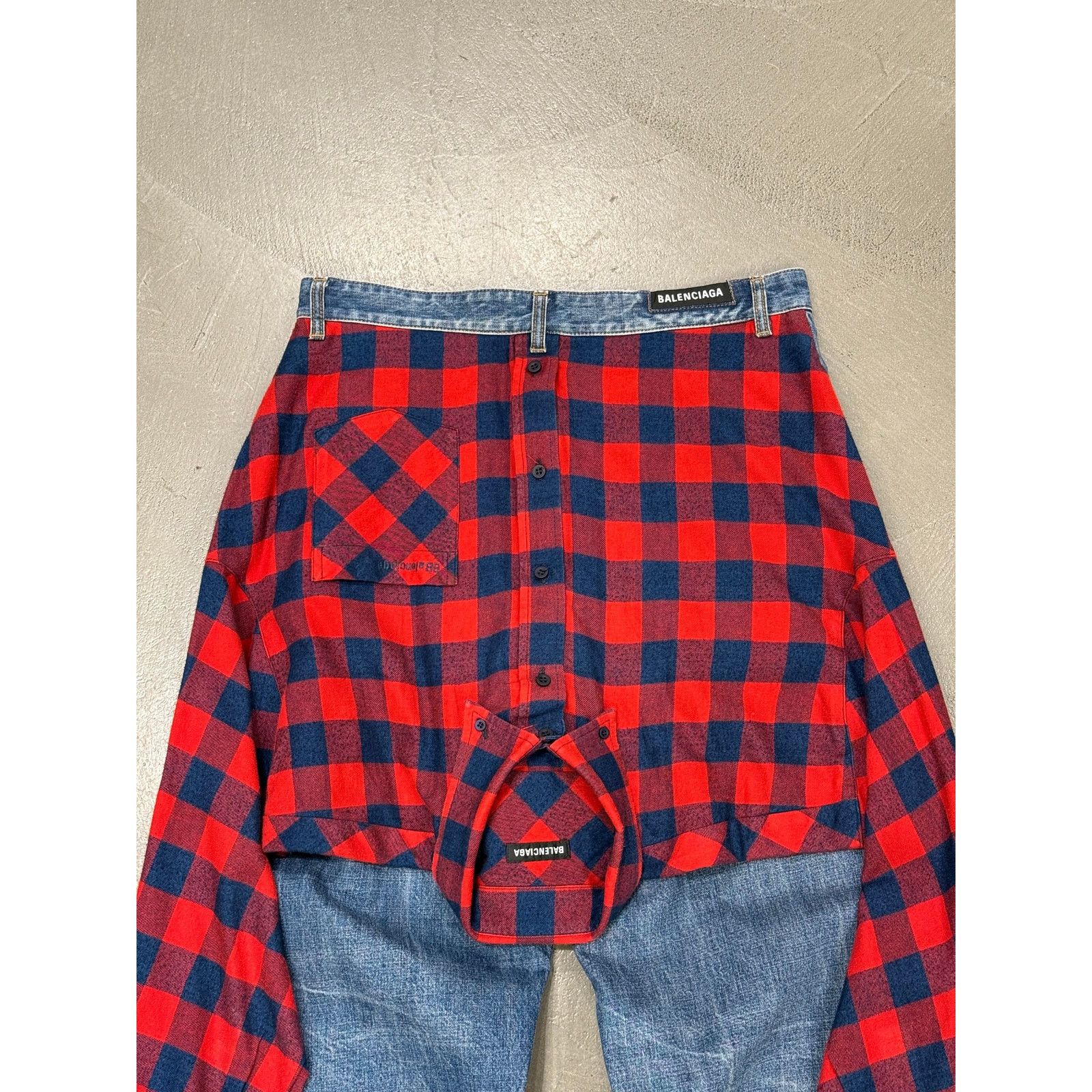 Balenciaga 2020 Balenciaga Hybrid Shirt Pants Size US 34 / EU 50 - 5 Thumbnail