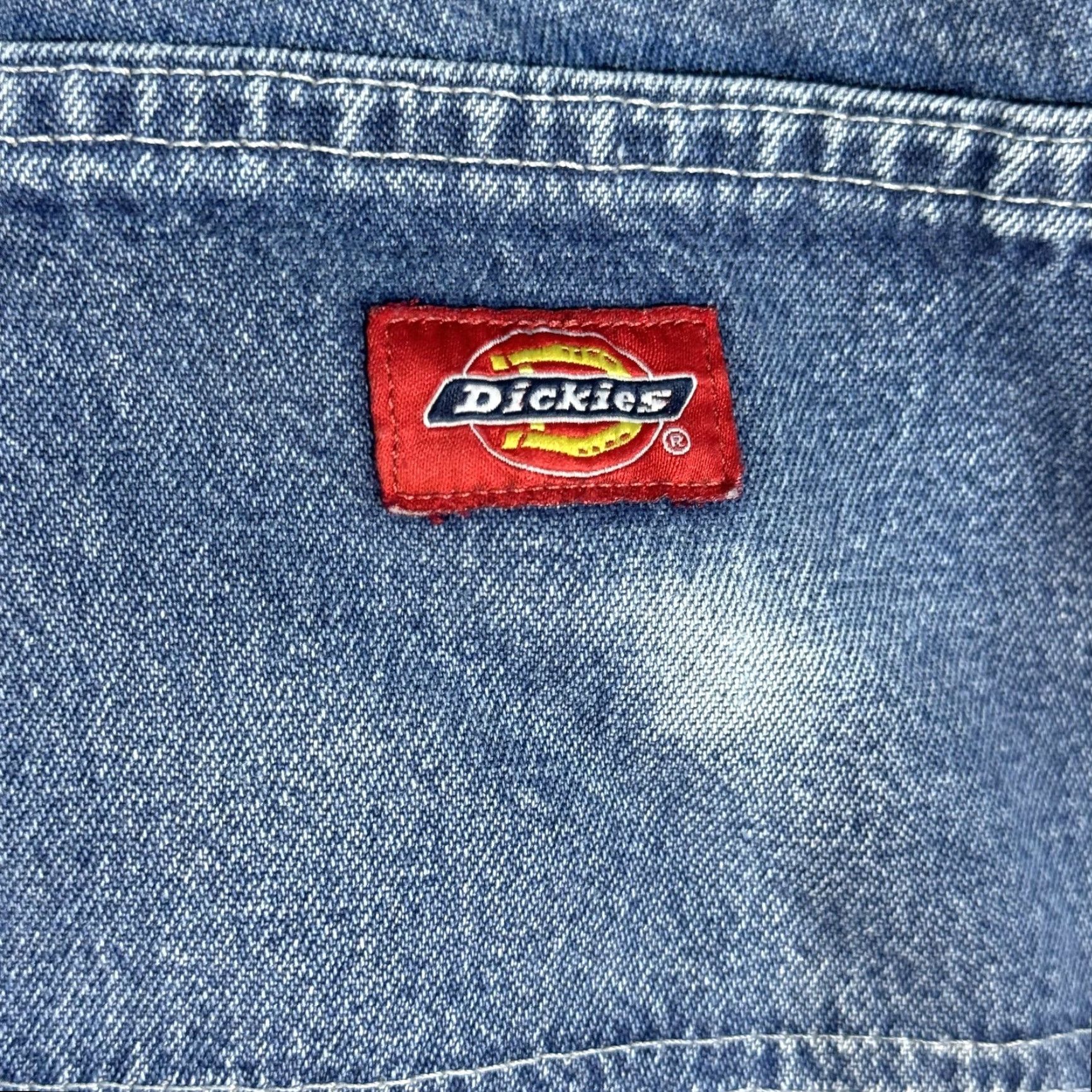 Dickies VINTAGE Dickies Jeans Mens 36x30 Blue Denim Carpenter Workwear Utility Pants 90s Mens Jeans Size US 36 / EU 52 - 3 Thumbnail
