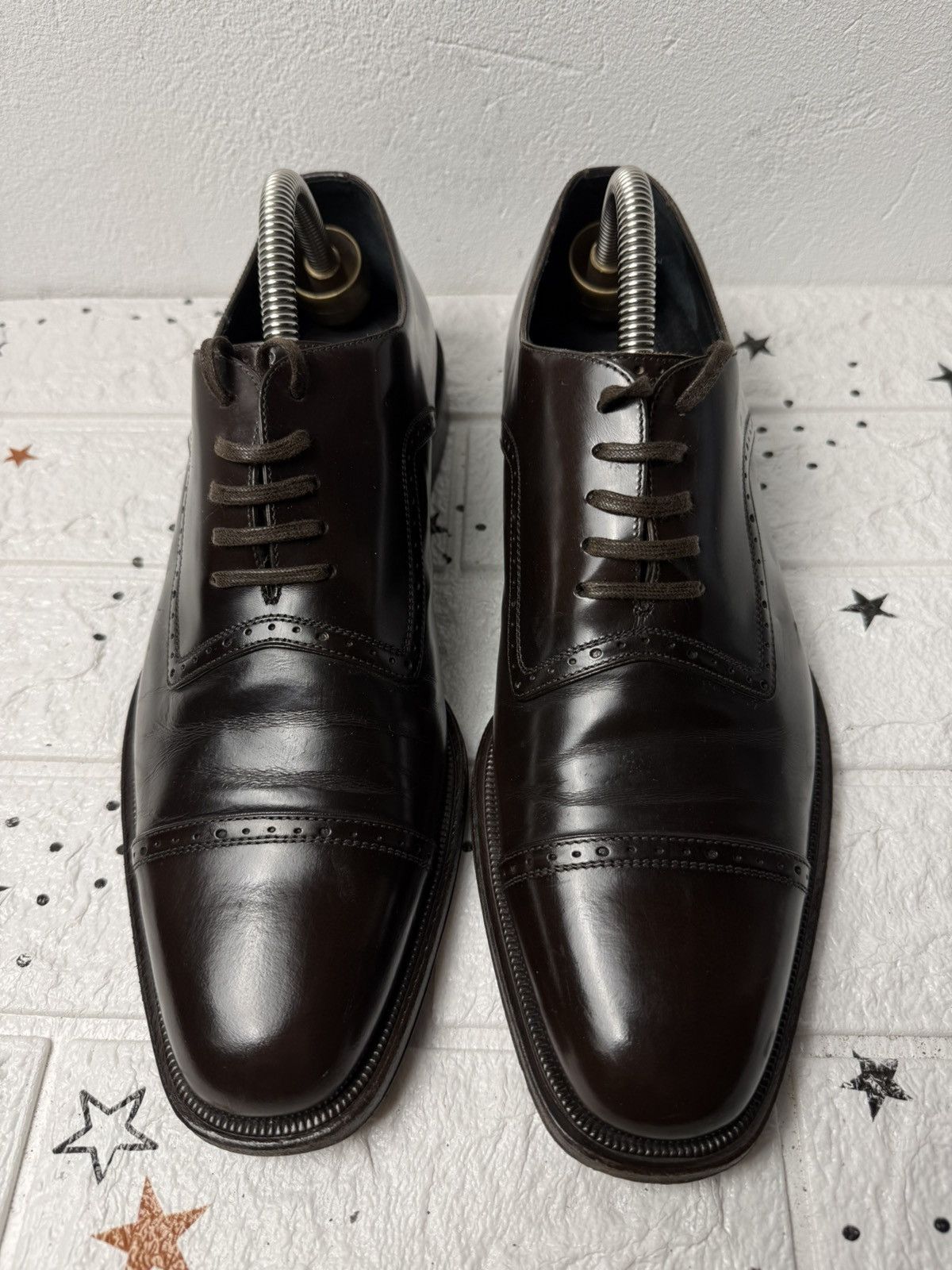 Dolce & Gabbana DOLCE & GABBANA oxford US7.5 UK6.5 EUR41 Leather Brown Size US 7.5 / EU 40-41 - 4 Thumbnail