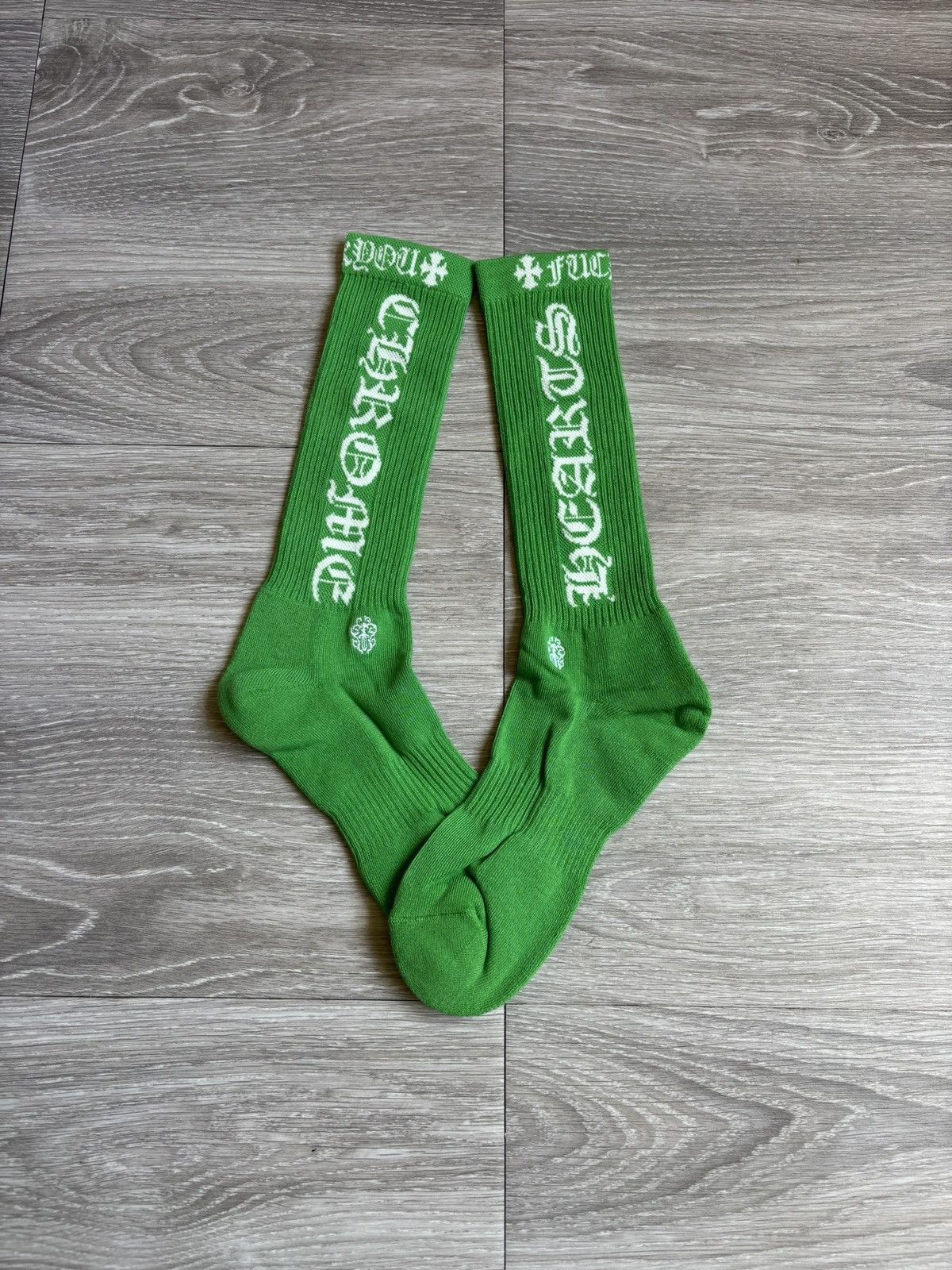 Chrome Hearts Chrome Hearts Green Fuck You Socks Size ONE SIZE - 2 Thumbnail