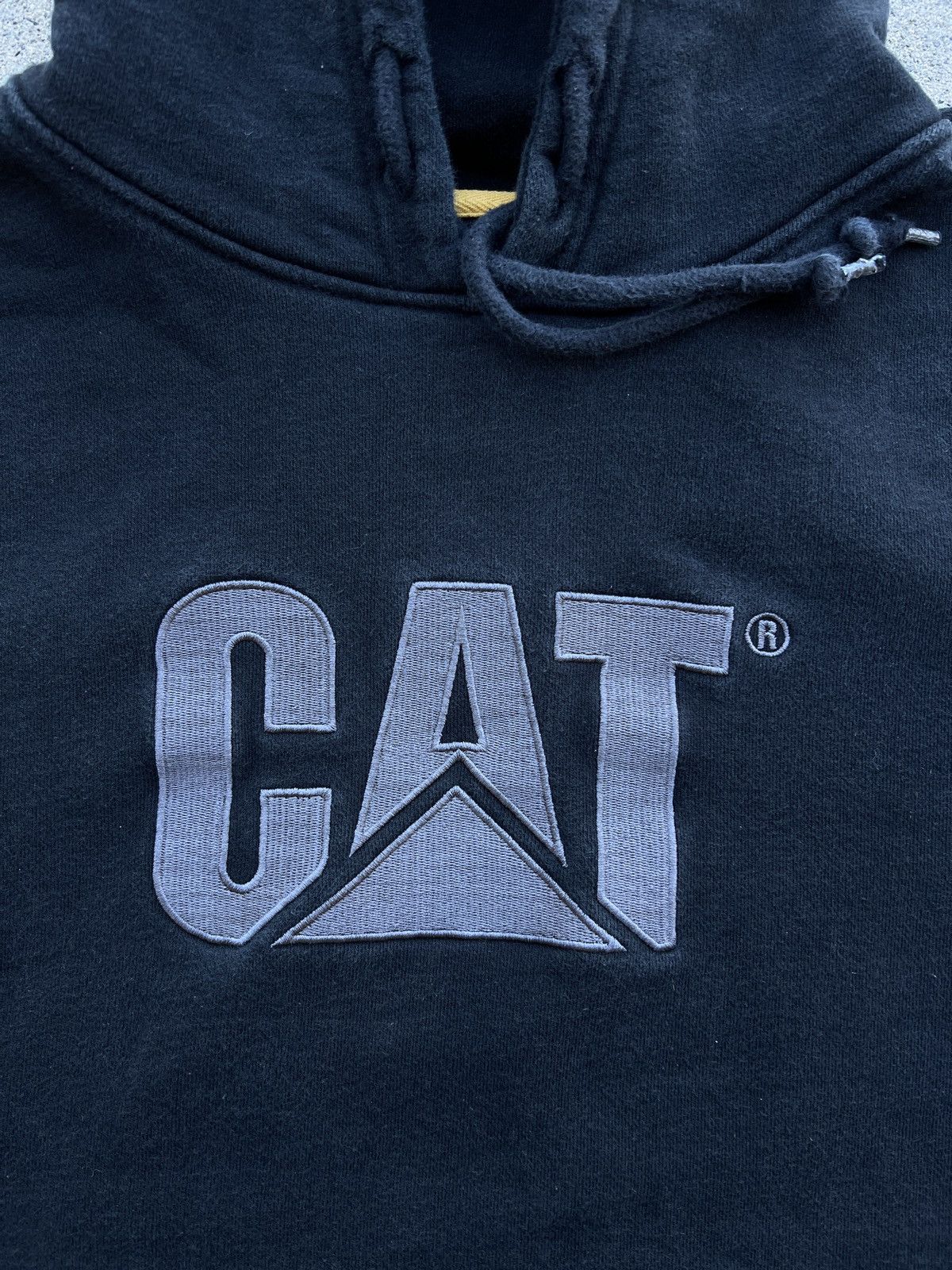 Carhartt × Caterpillar 2000s Caterpillar Work Wear Heavy Weight Thermal Hoodie Size US XL / EU 56 / 4 - 4 Thumbnail