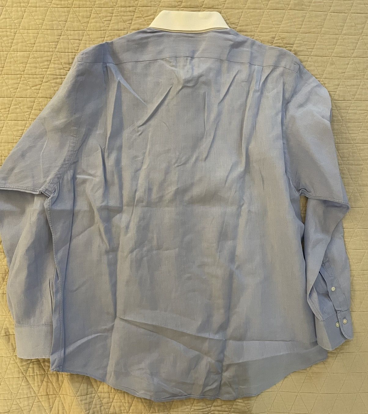 Polo Ralph Lauren × Vintage Contrast Collar Linen Dress Shirt Size US XL / EU 56 / 4 - 4 Thumbnail
