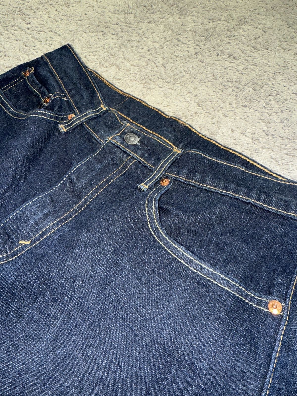 Levi's Levis 505 Dark Blue Size US 32 / EU 48 - 3 Thumbnail