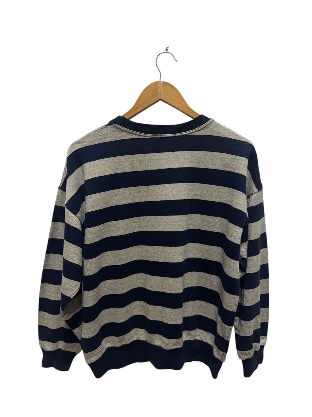 Bally × Vintage Vintage Bally Stripped Sweatshirt Made in Italy Size US M / EU 48-50 / 2 - 2 Thumbnail