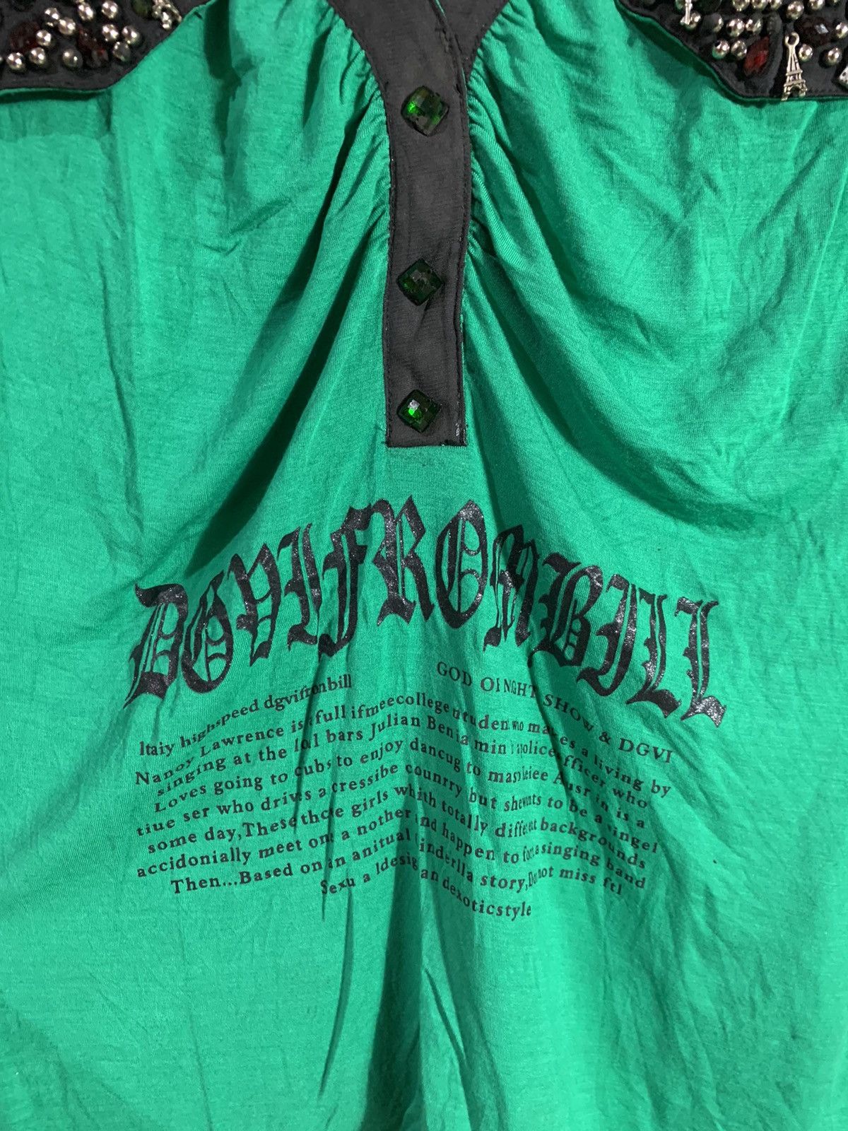 Beauty Beast × If Six Was Nine × Japanese Brand Japanese Gothic Crazy Poem Double Layer LGB Style Size US M / EU 48-50 / 2 - 4 Thumbnail