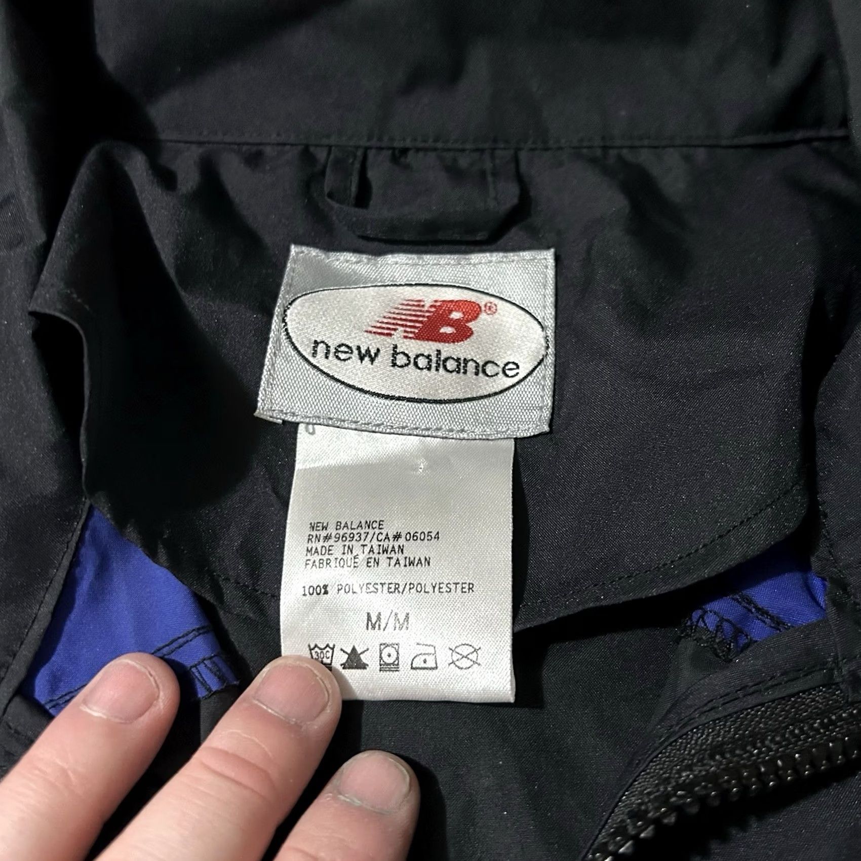 New Balance VINTAGE New Balance Windbreaker Jacket Chicago Marathon M Men Blue Nylon Jacket Medium Size US M / EU 48-50 / 2 - 5 Thumbnail