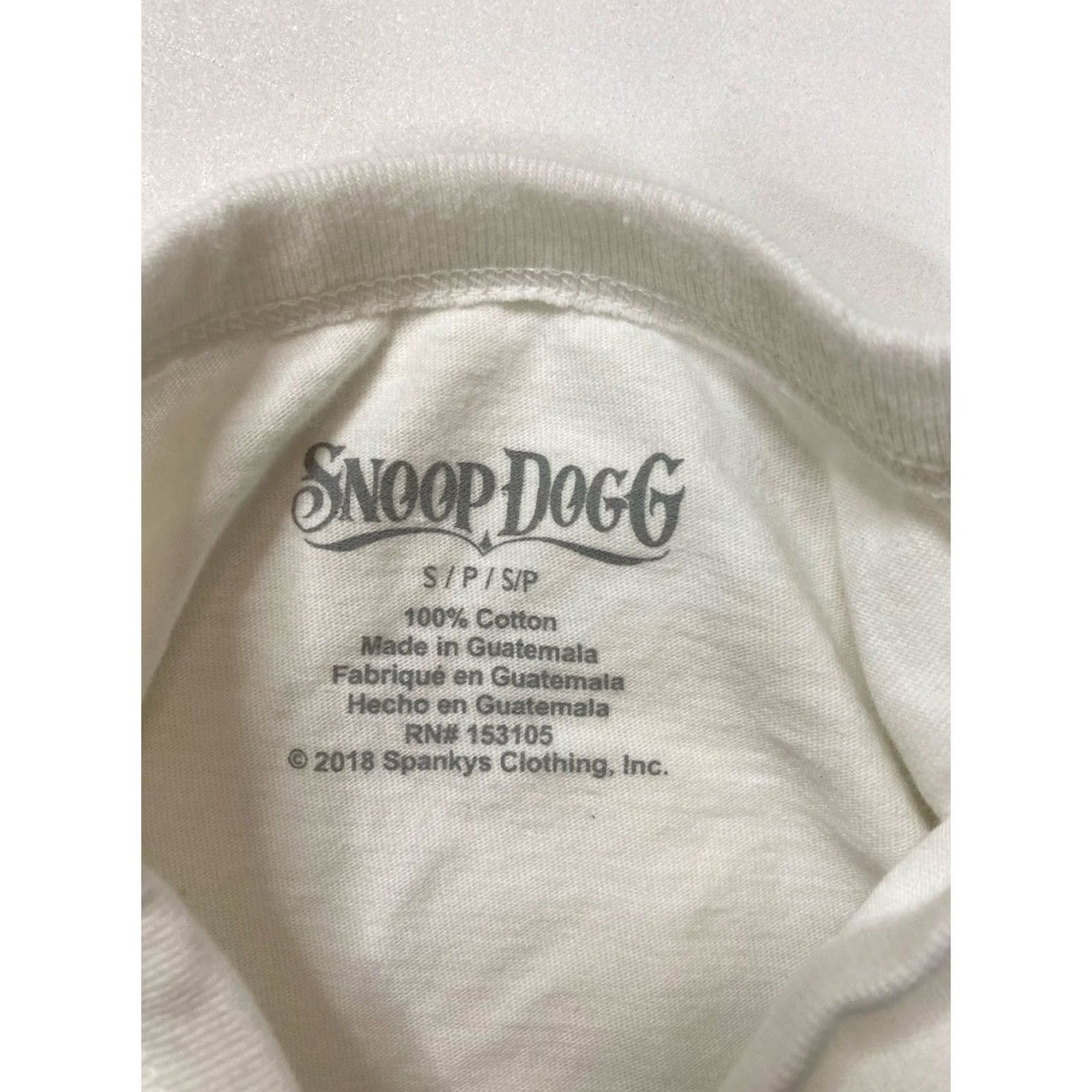 Vintage Snoop Dogg Graphic T-shirt Men Small White Long Sleeve Music Rap Shirt Size US S / EU 44-46 / 1 - 4 Thumbnail