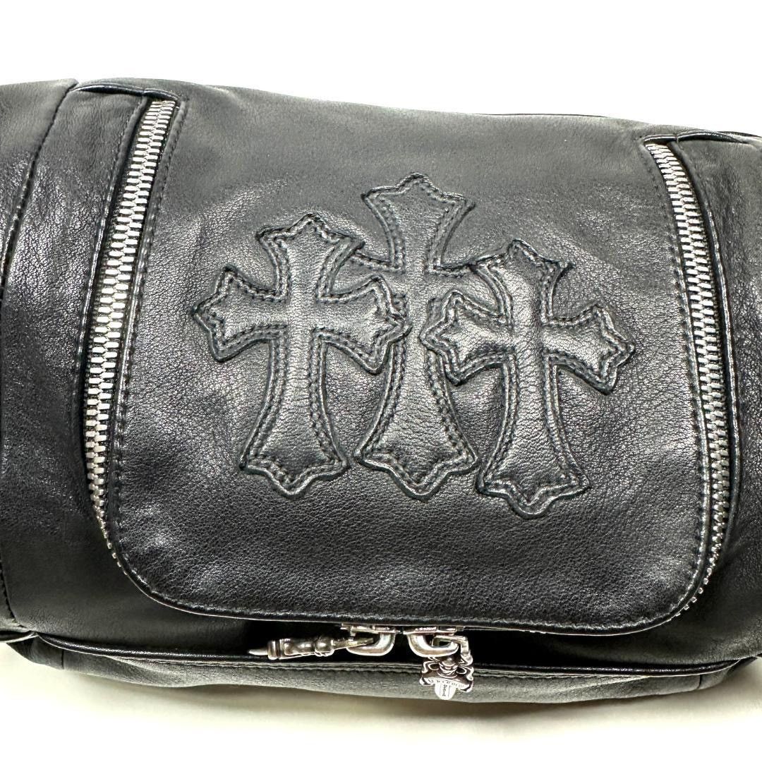 Chrome Hearts CH TLTLRY DFFL LTHR 3CEME Size ONE SIZE - 4 Thumbnail
