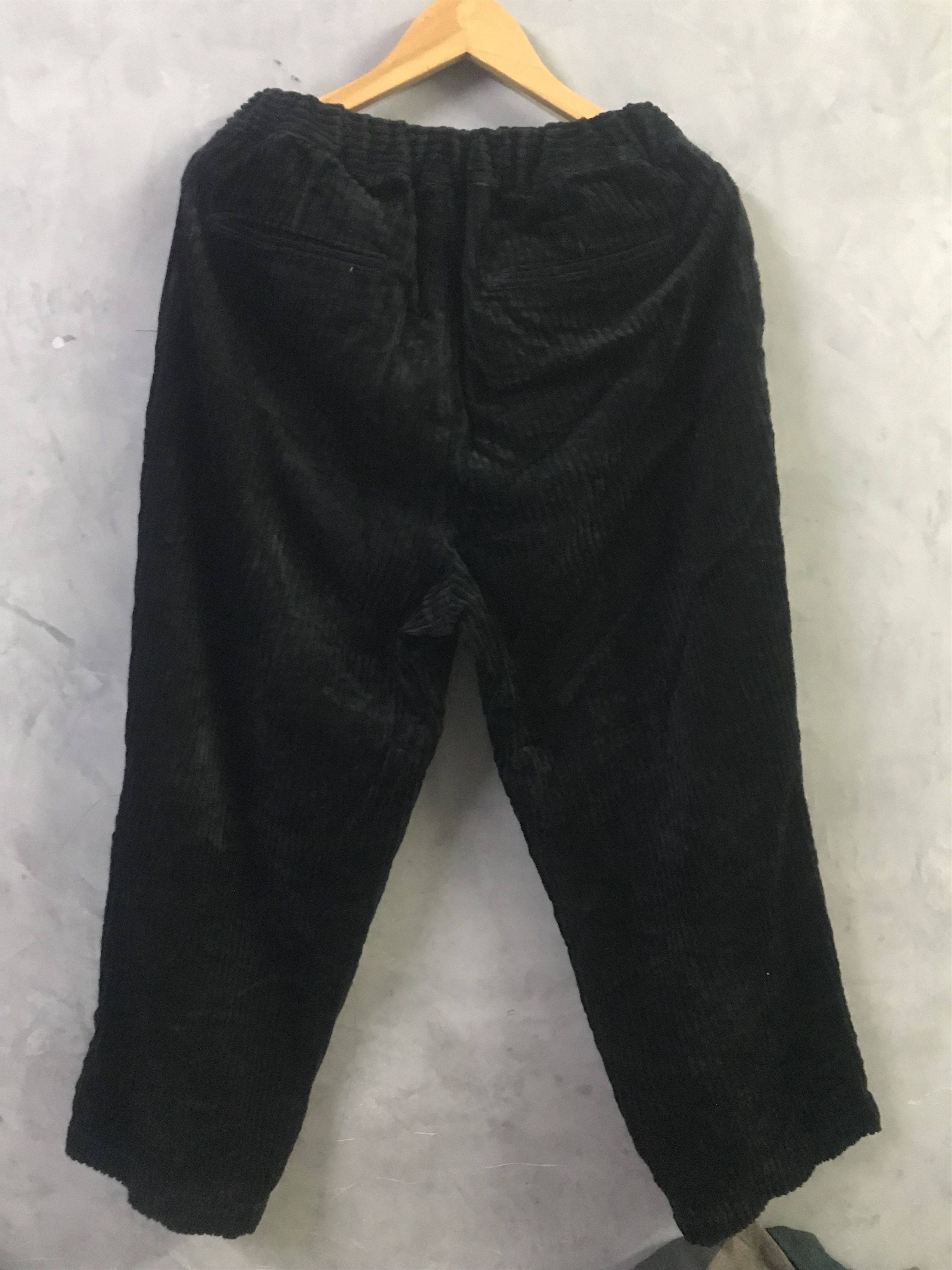 STILL BY HAND Still by Hand Corduroy Pleated Black Easy Pants Size US 30 / EU 46 - 6 Thumbnail