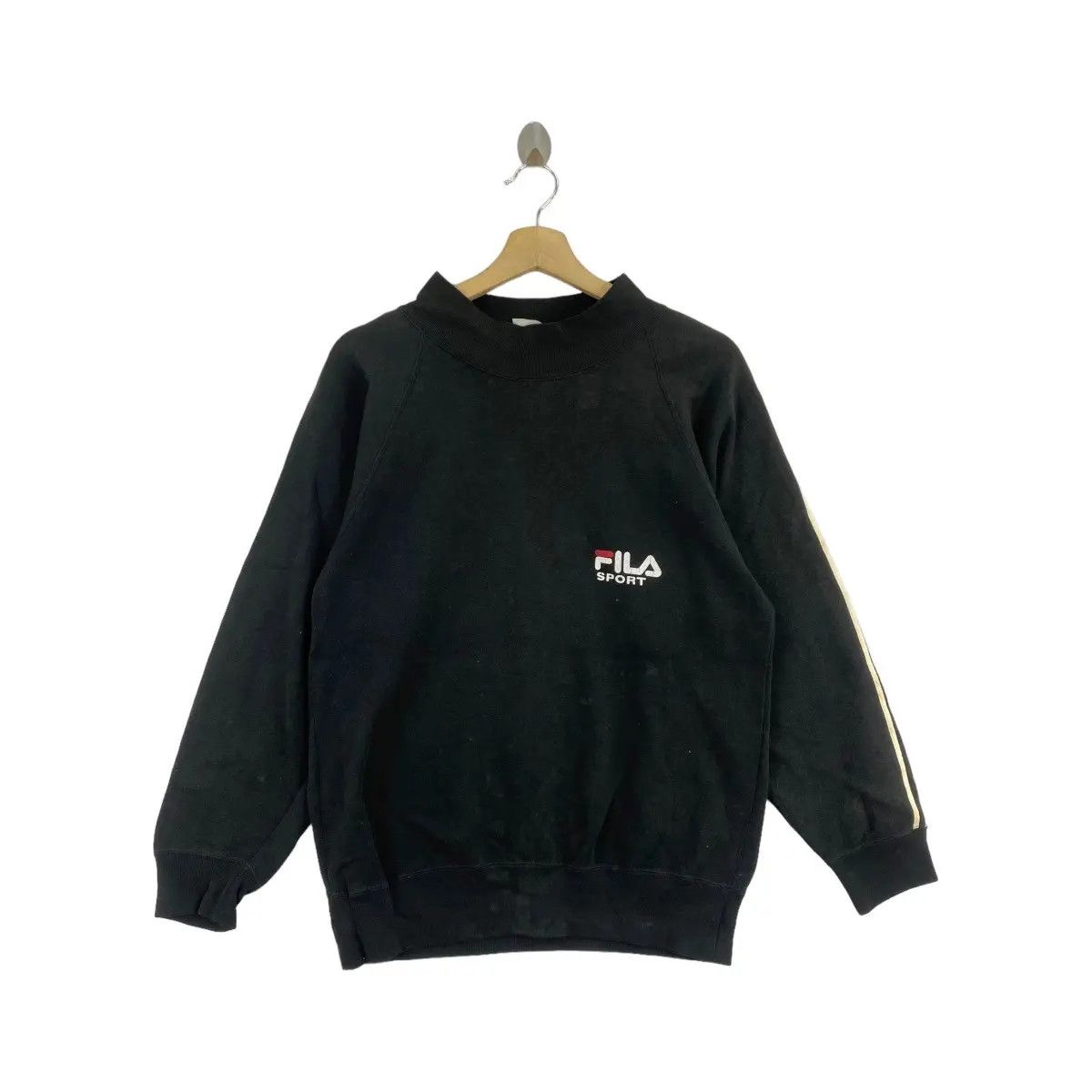 Fila Vintage FILA SPORT ITALIA Do Out Striped Sleeve Sweatshirt Size M / US 6-8 / IT 42-44 - 1 Thumbnail
