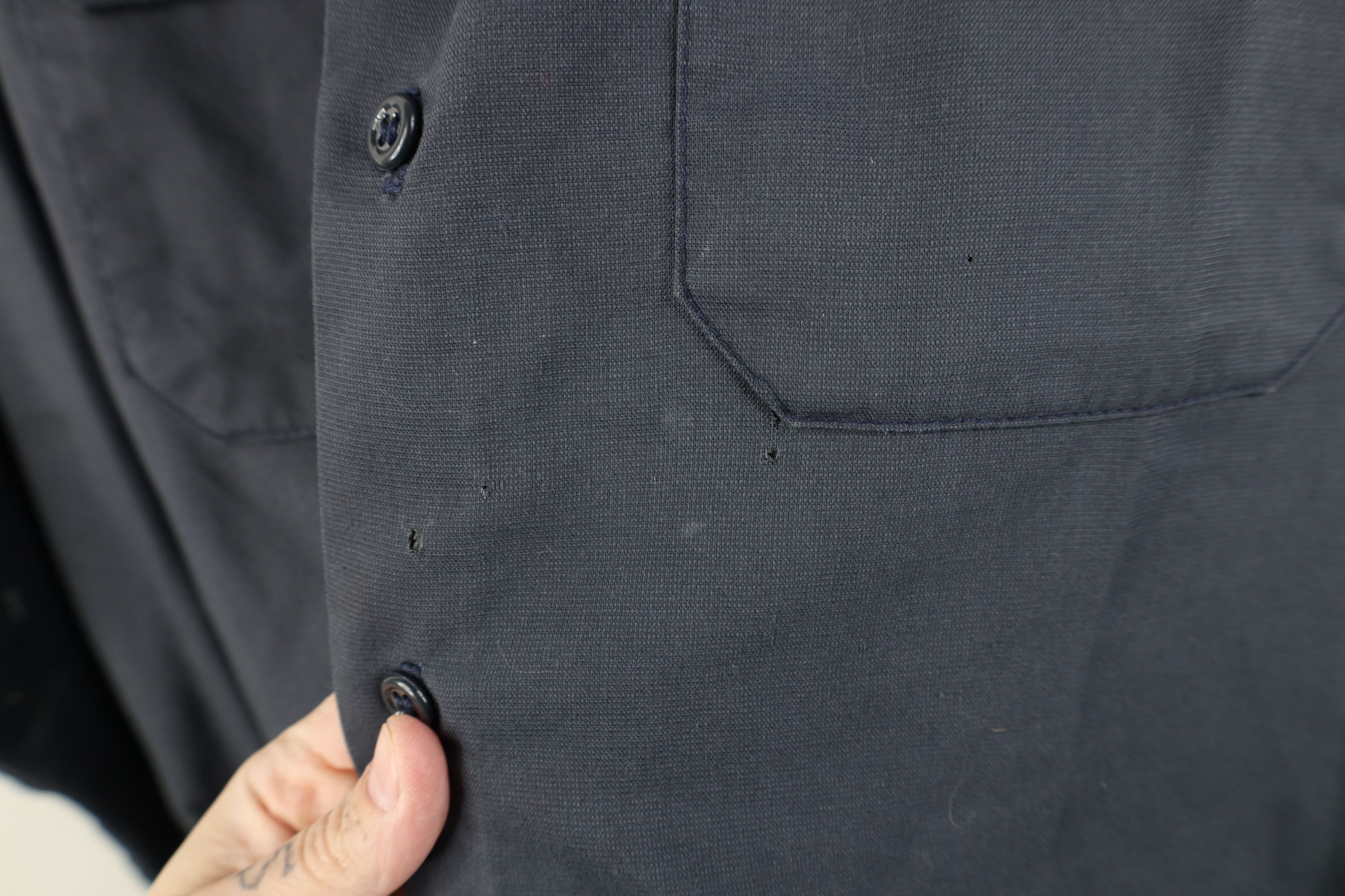 Vintage Vintage 70s Big Mac Workwear Collared Button Shirt Gray USA Size US L / EU 52-54 / 3 - 4 Thumbnail