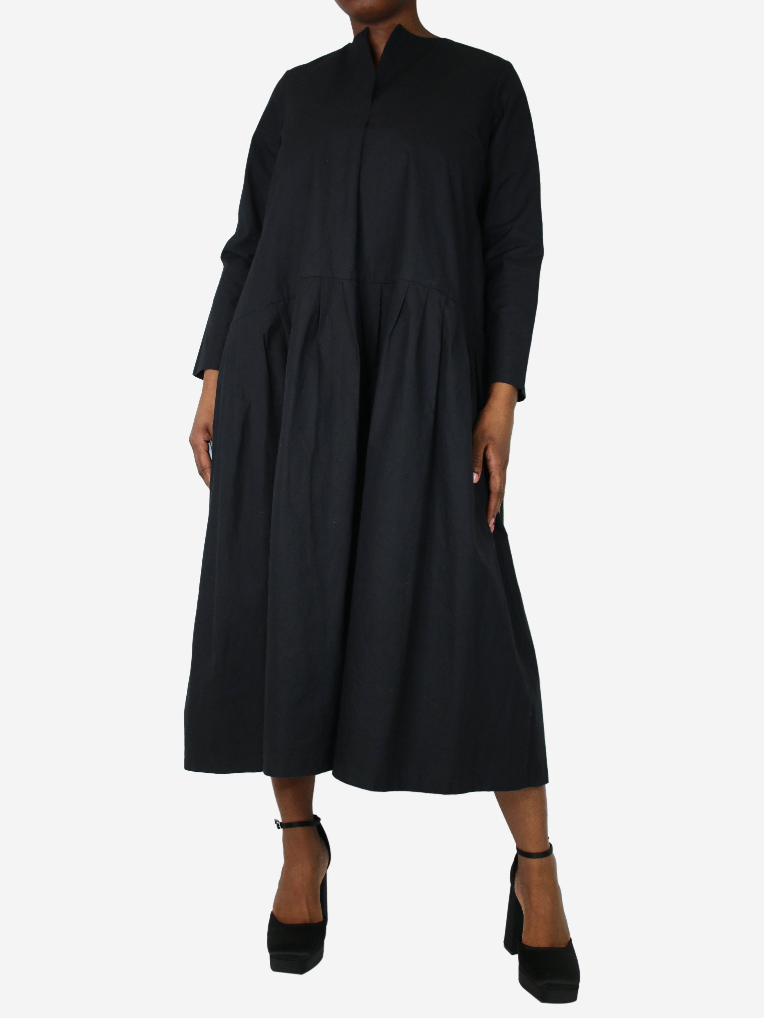 image of Ricorrrobe Black Cotton Dress - Size M, Women's