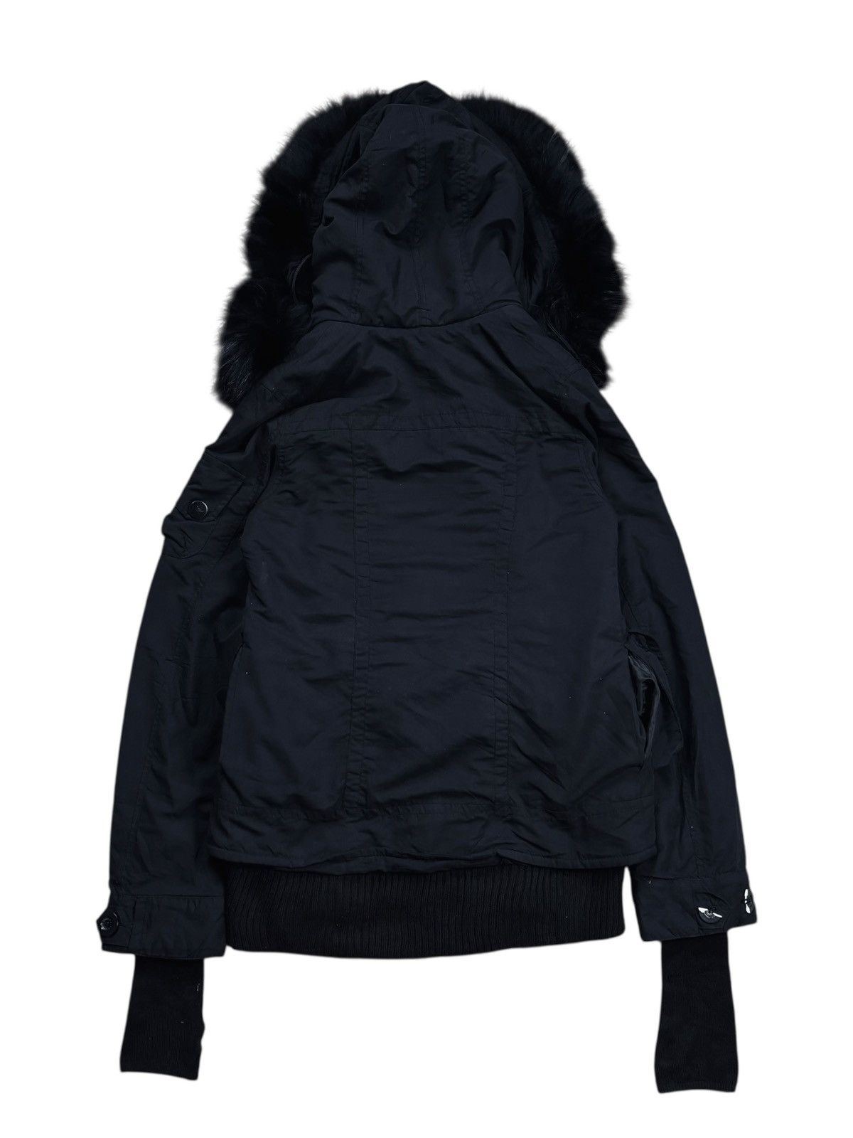 14th Addiction 2000s SLY - Vkei Style Thumbhole Fur Hoodie Jacket Size US M / EU 48-50 / 2 - 2 Thumbnail