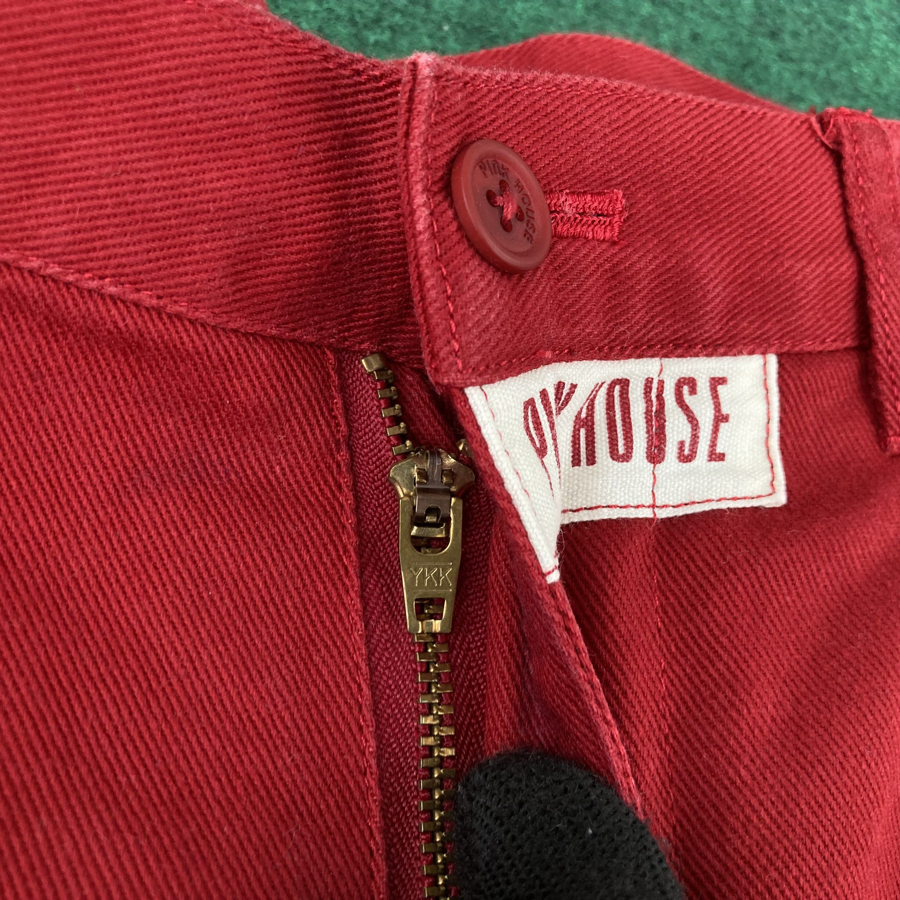 Pink House Vtg Pink House Women Short Sz 26 Red Jorts Size 26" / US 2 / IT 38 - 3 Thumbnail