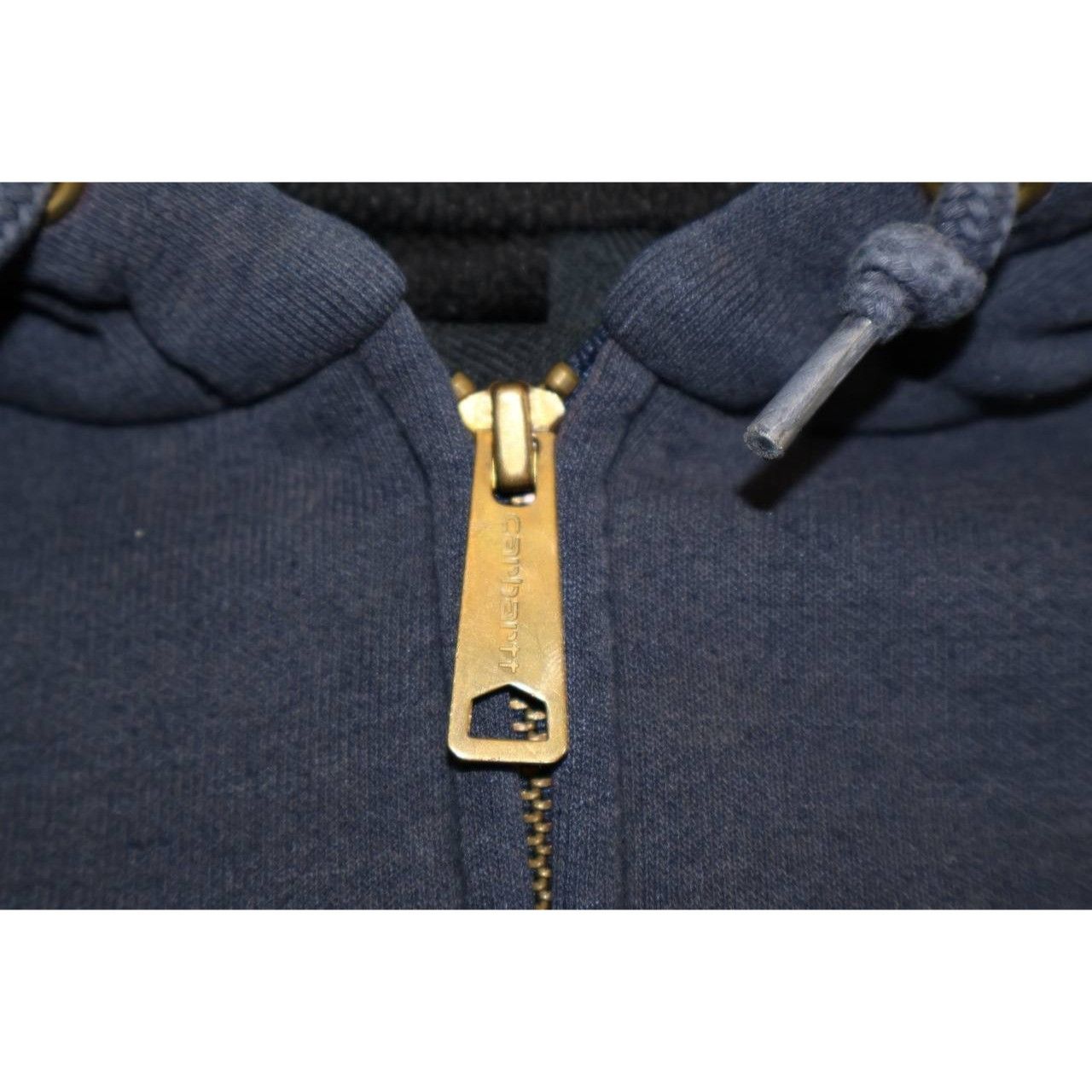 Carhartt Carhartt Thermal Lined Hooded Sweatshirt Mens Large Navy Size US L / EU 52-54 / 3 - 6 Thumbnail