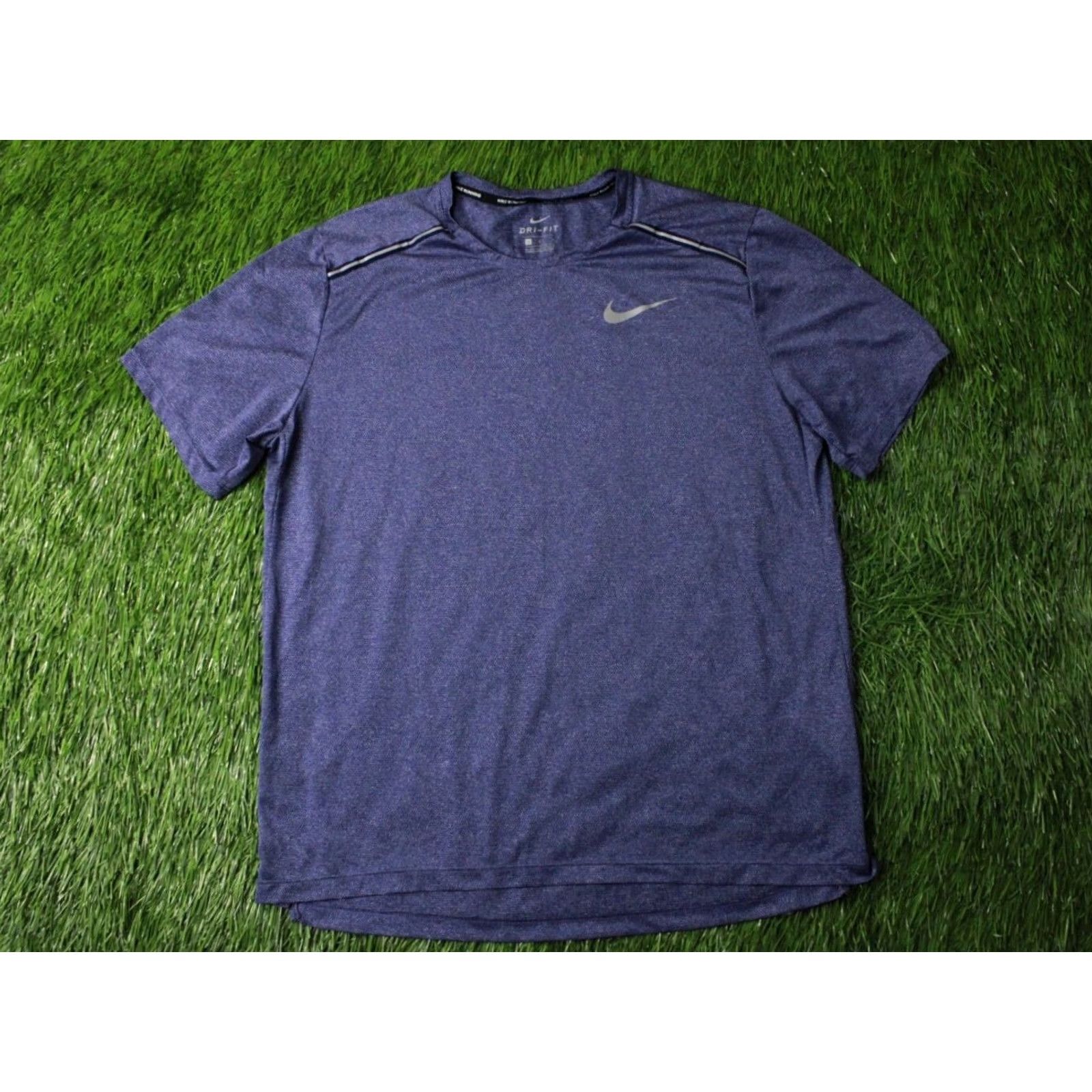 Nike Nike Running 2020 Original Training Shirt Men L Violet Jersey Nike Dri-FIT T-Shirt Size US L / EU 52-54 / 3 - 2 Thumbnail
