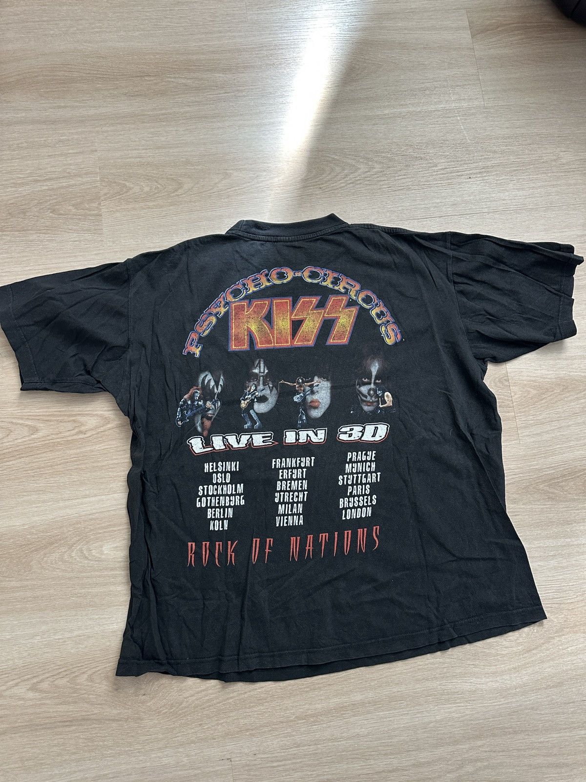 KISS Kiss Single Stitch 1997 Psycho Circus Vintage Band T-Shirt Size US XL / EU 56 / 4 - 7 Thumbnail
