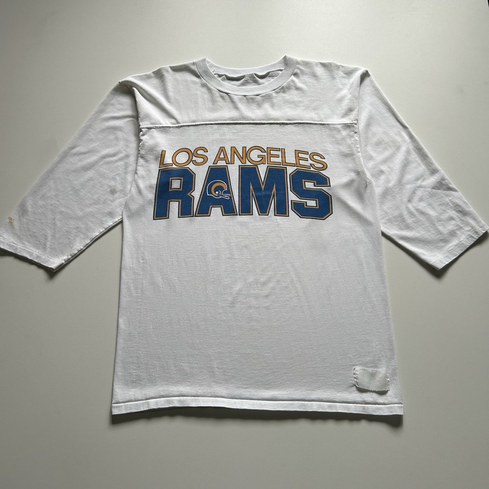 NFL Vintage 80s Los Angeles Rams Shirt 3/4 Sleeve Large NFL Rare Size US L / EU 52-54 / 3 - 1 Thumbnail