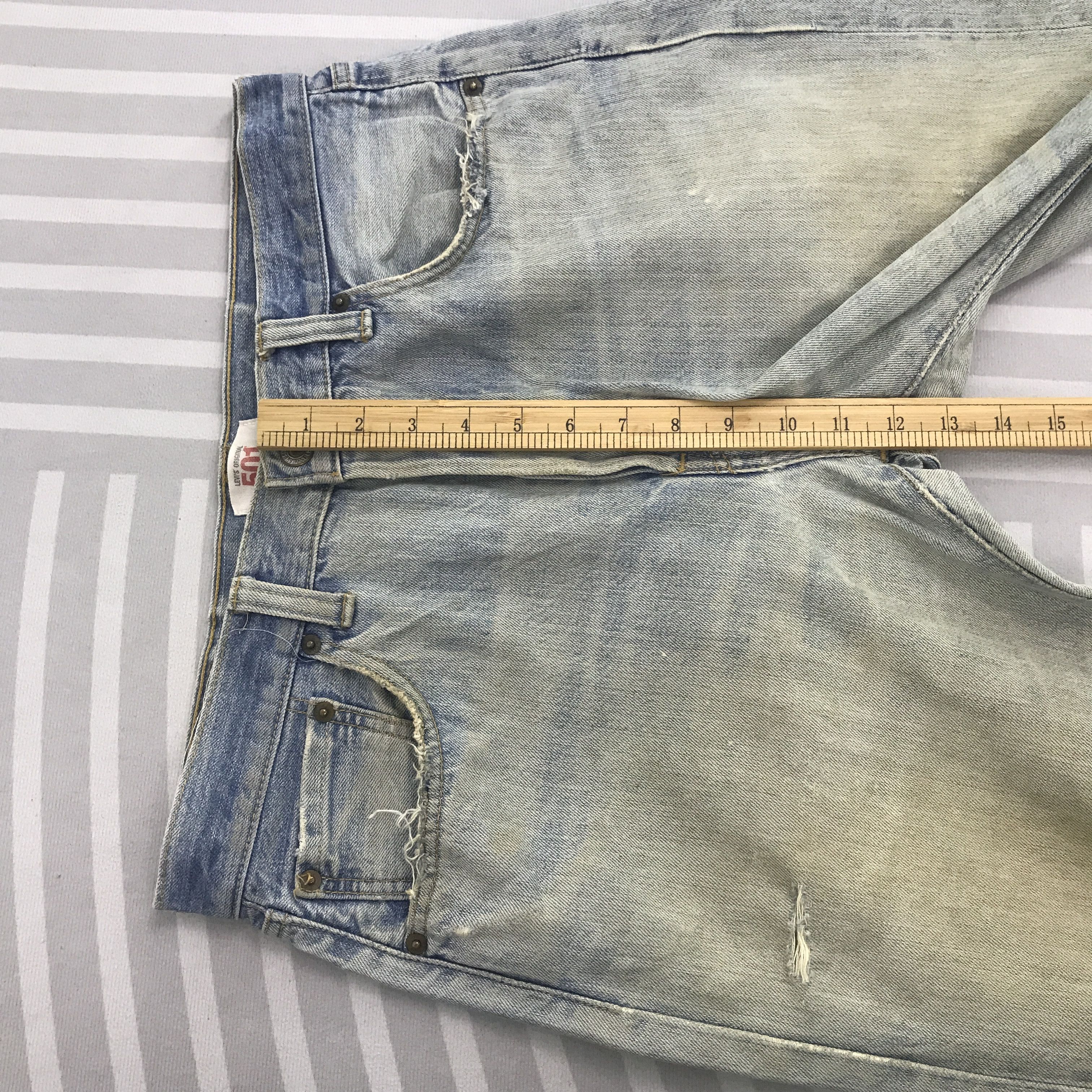 Levi's Vintage Levi's 501 Distressed rusty style Denim jeans Size US 32 / EU 48 - 9 Thumbnail