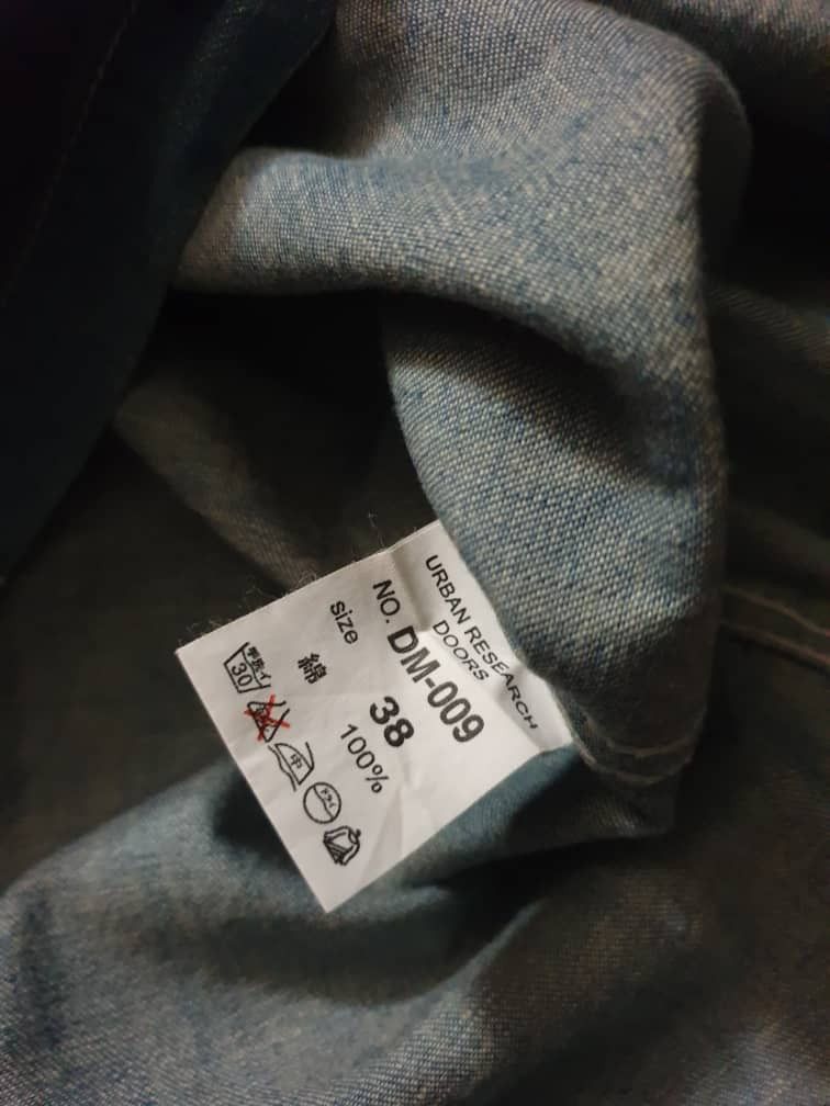 URBAN RESEARCH DOORS Urban research doors Japanese brand Western Shirt Size US M / EU 48-50 / 2 - 3 Thumbnail