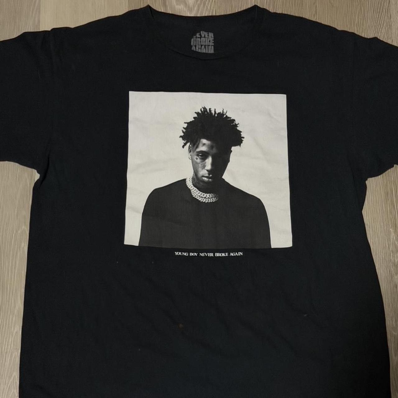 Other Youngboy Never Broke Again black cotton t-shirt #rap #music Size US M / EU 48-50 / 2 - 1 Thumbnail