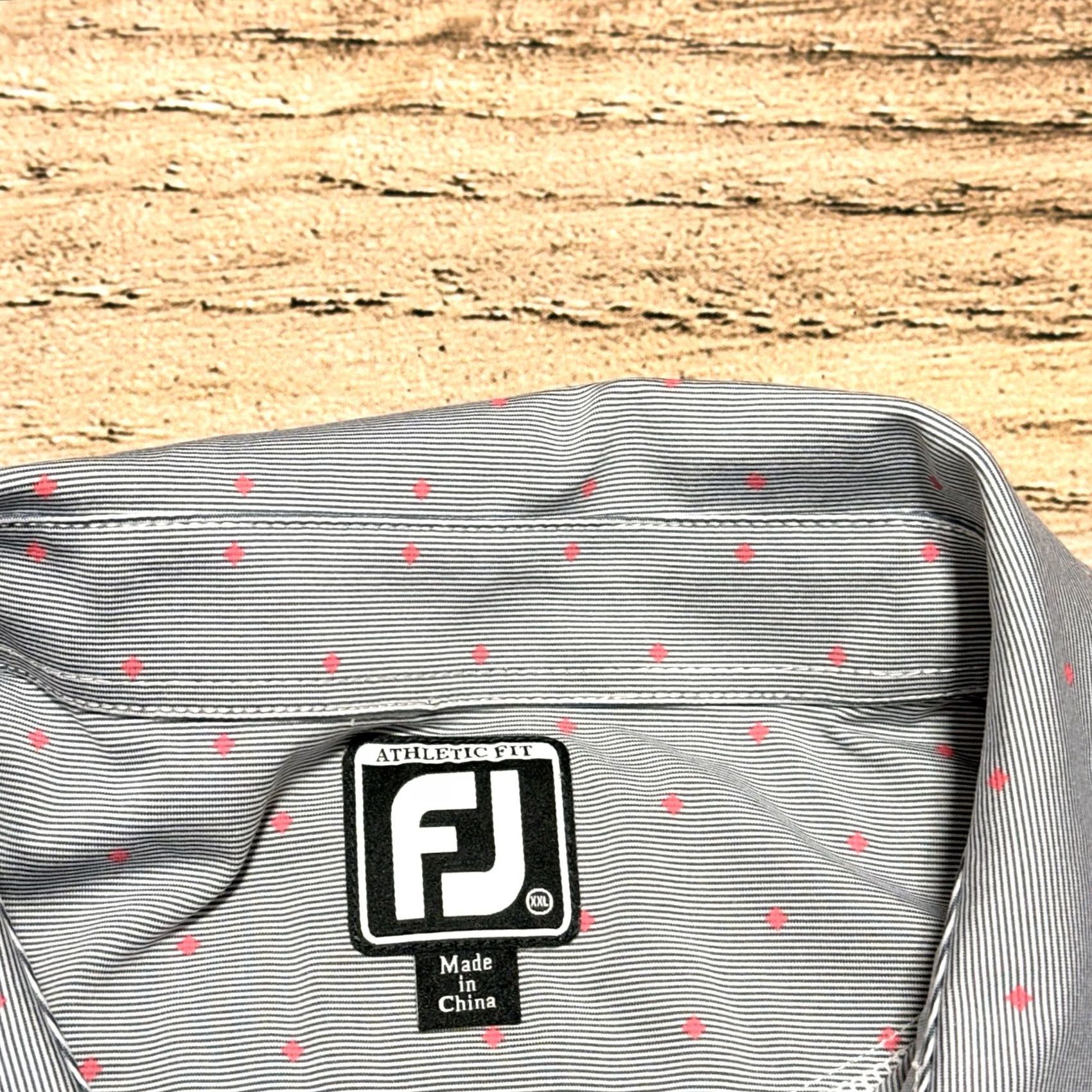 Footjoy FootJoy Polo Shirt Mens 2XL Gray Torrey Pines Golf Club Stretch Lightweight Size US XXL / EU 58 / 5 - 3 Thumbnail