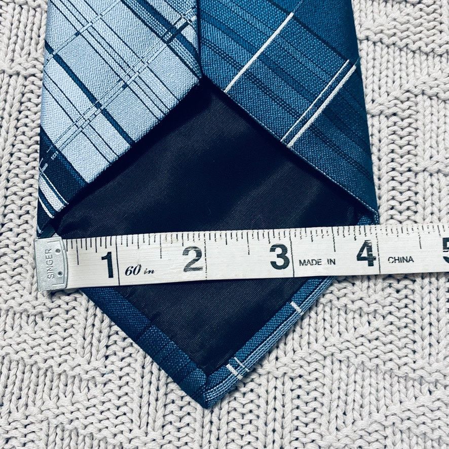 Other Vintage B Altman Marquis blue striped tie Size ONE SIZE - 5 Thumbnail