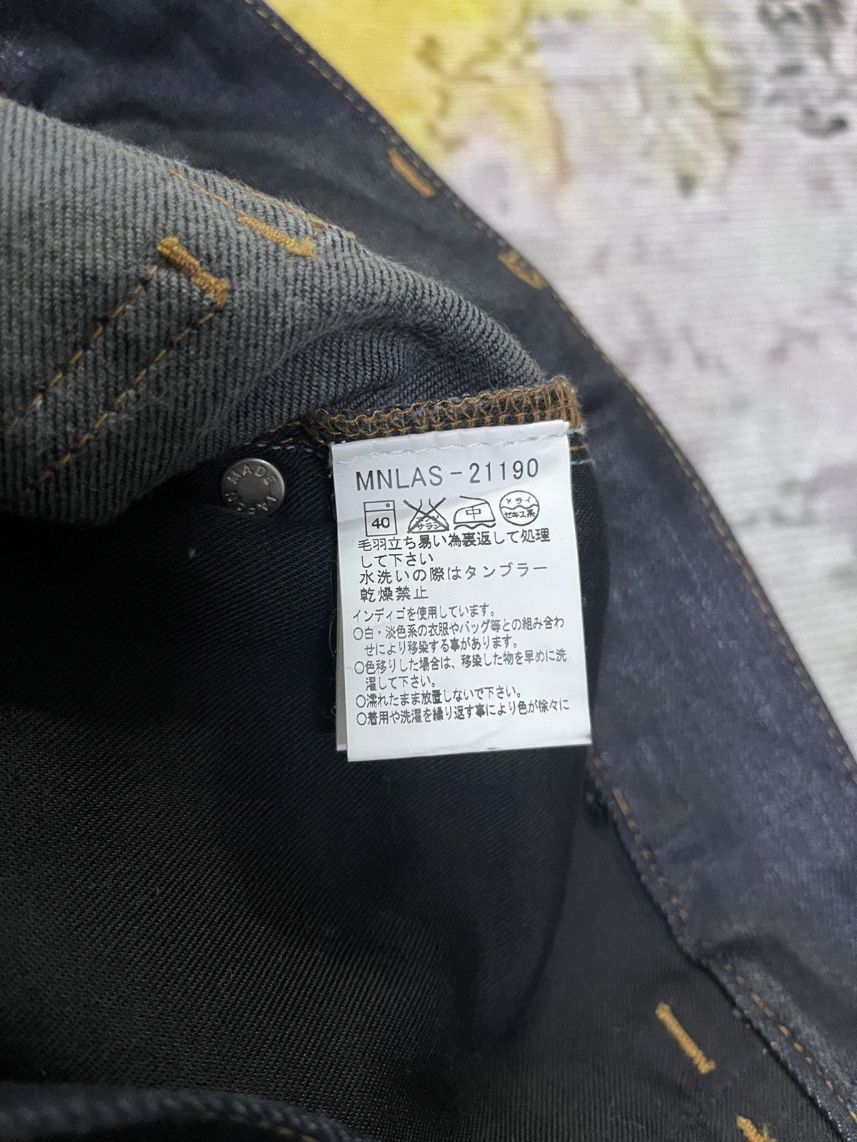 Japanese Brand × Michel Klein Flared Japan Jeans Distressed Michel Klein Size US 33 - 17 Thumbnail