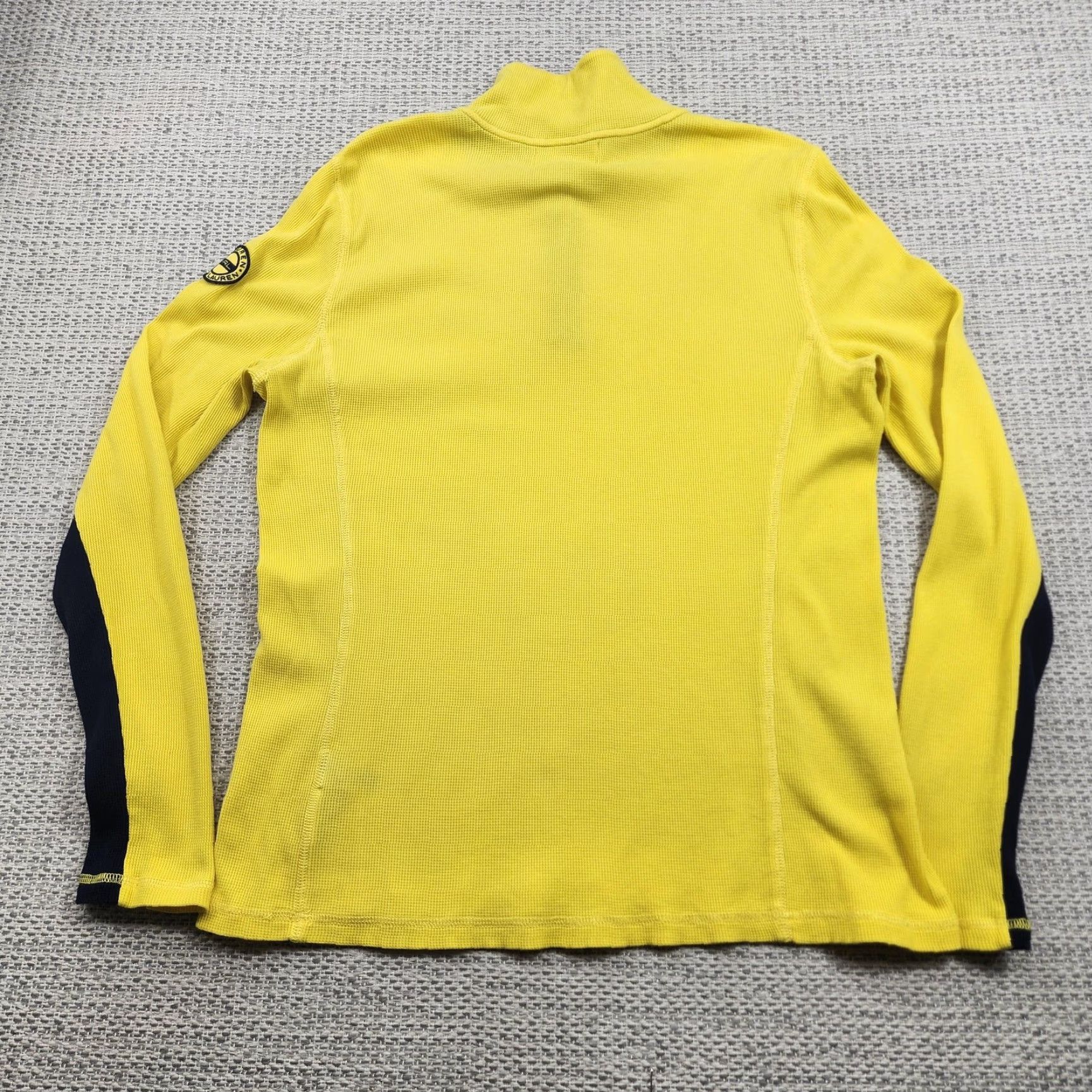 Ralph Lauren Lauren Ralph Lauren Thermal Shirt Womens XL Yellow Quarter Zip Lauren Active Size XL / US 12-14 / IT 48-50 - 7 Thumbnail
