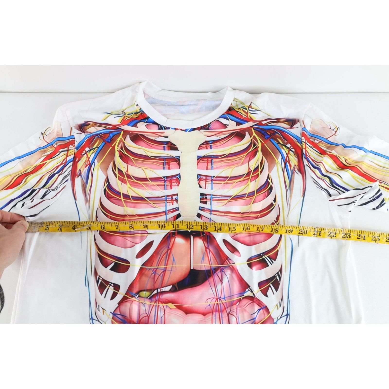 Vintage Deadstock Vintage Streetwear All Over Print Anatomy T-Shirt Size US XL / EU 56 / 4 - 6 Thumbnail