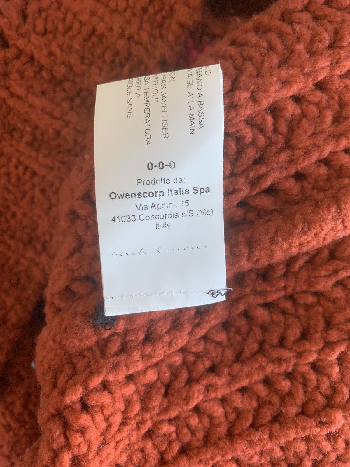 Rick Owens Rick Owens Fw 2020 performa Cable knit sweater Size US M / EU 48-50 / 2 - 5 Thumbnail