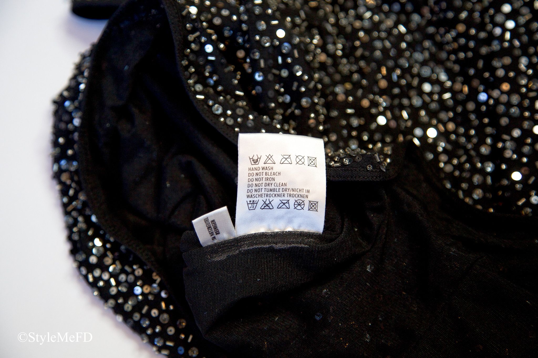 Escada ESCADA VINTAGE Beaded Black Top Size S / US 4 / IT 40 - 8 Thumbnail