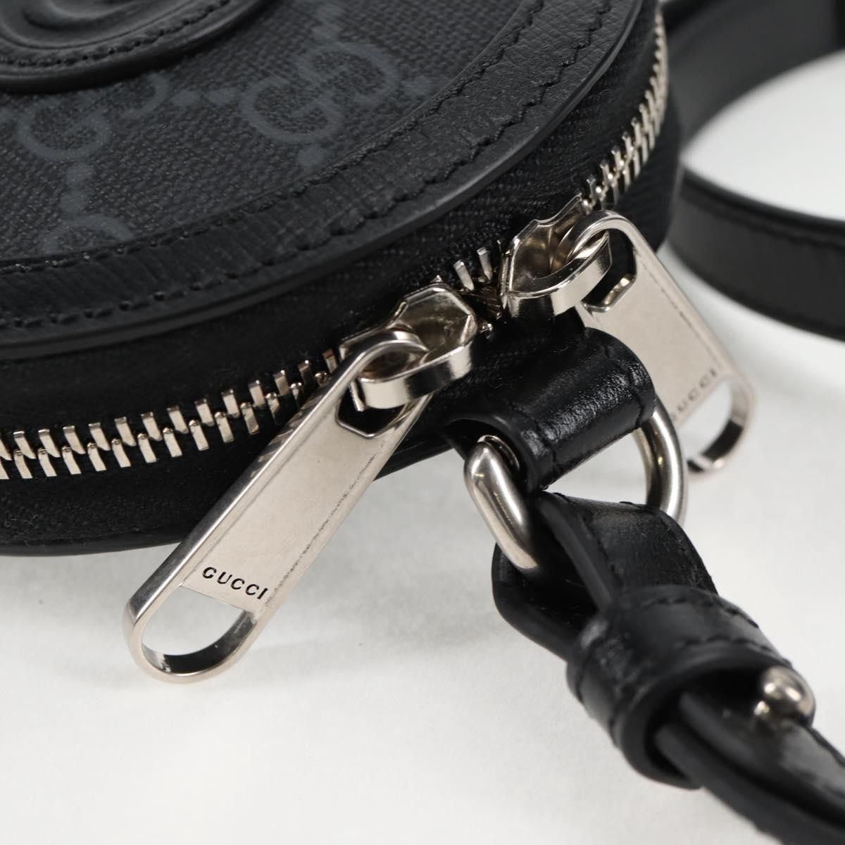 Gucci GUCCI GG Supreme Shoulder Bag Pvc Black Silver Size ONE SIZE - 17 Thumbnail