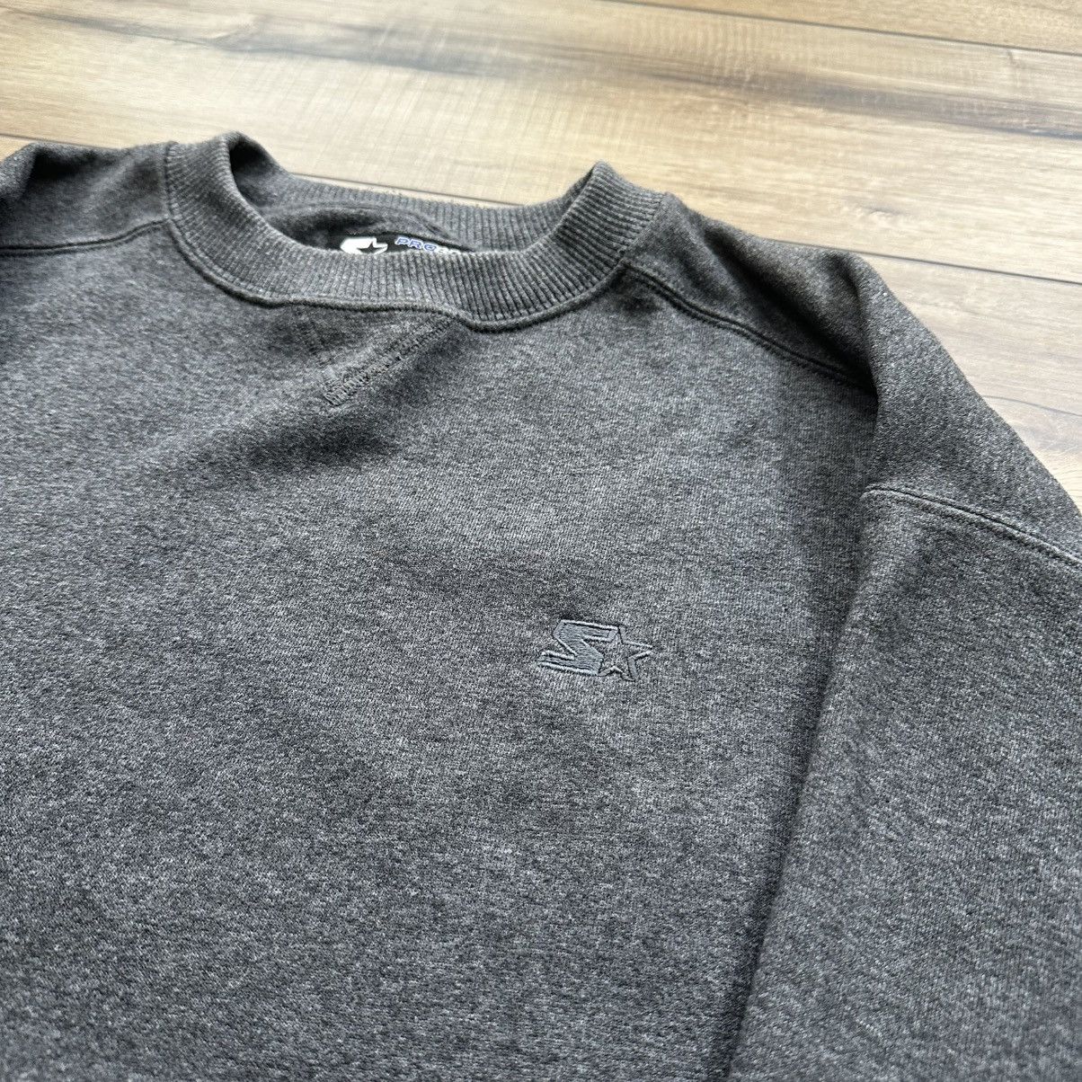 Starter Vintage 90s Starter Grey Blank Crewneck Sweatshirt Size US M / EU 48-50 / 2 - 4 Thumbnail